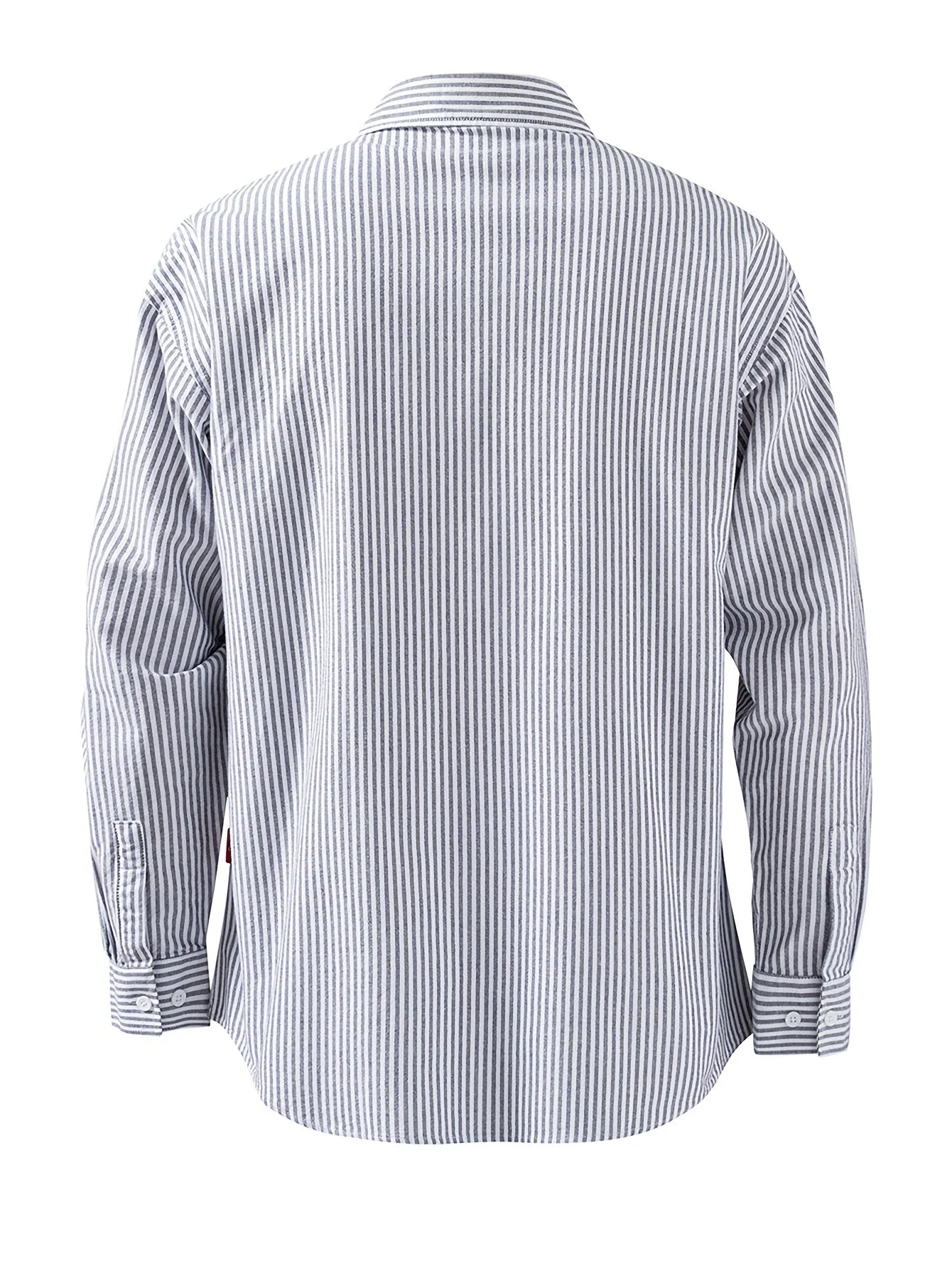 Chemise décontractée à rayures pour homme – Style polyvalent pour le quotidien et les loisirs - Image 5
