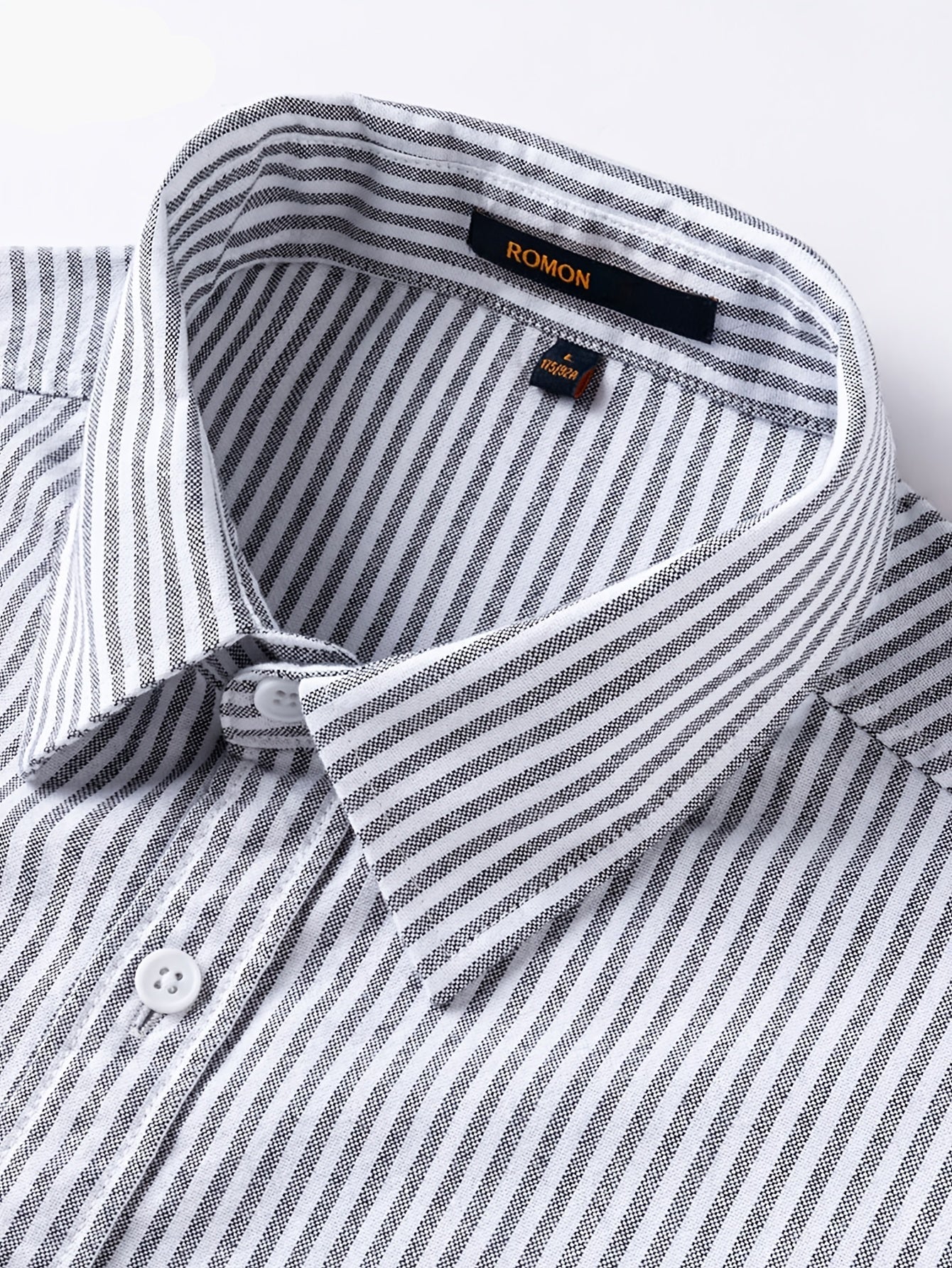 Chemise décontractée à rayures pour homme – Style polyvalent pour le quotidien et les loisirs - Image 7