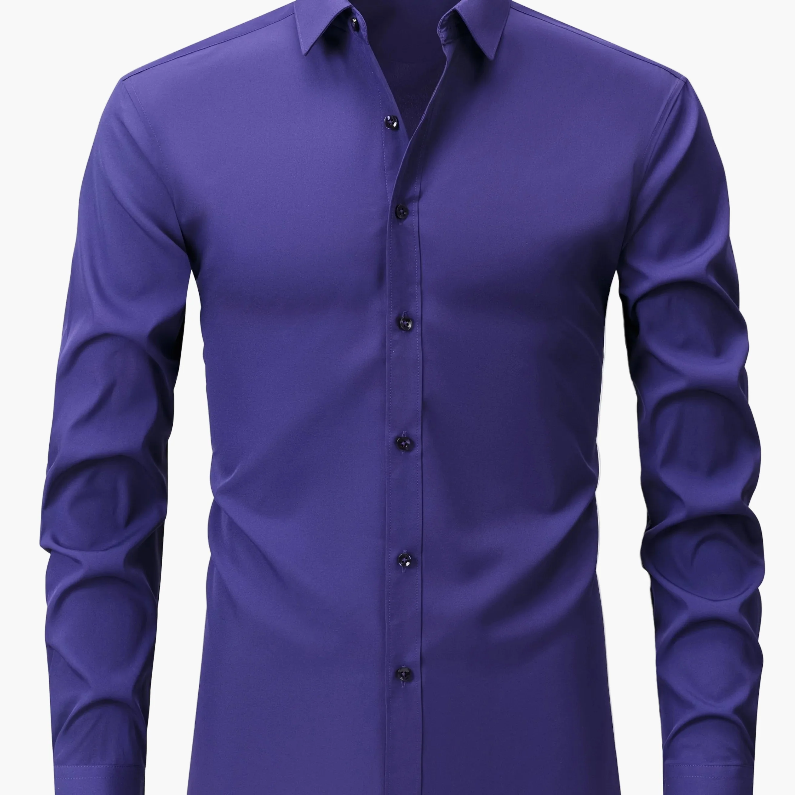 Chemise élégante pour homme à manches longues – Style habillé et décontracté - Image 13