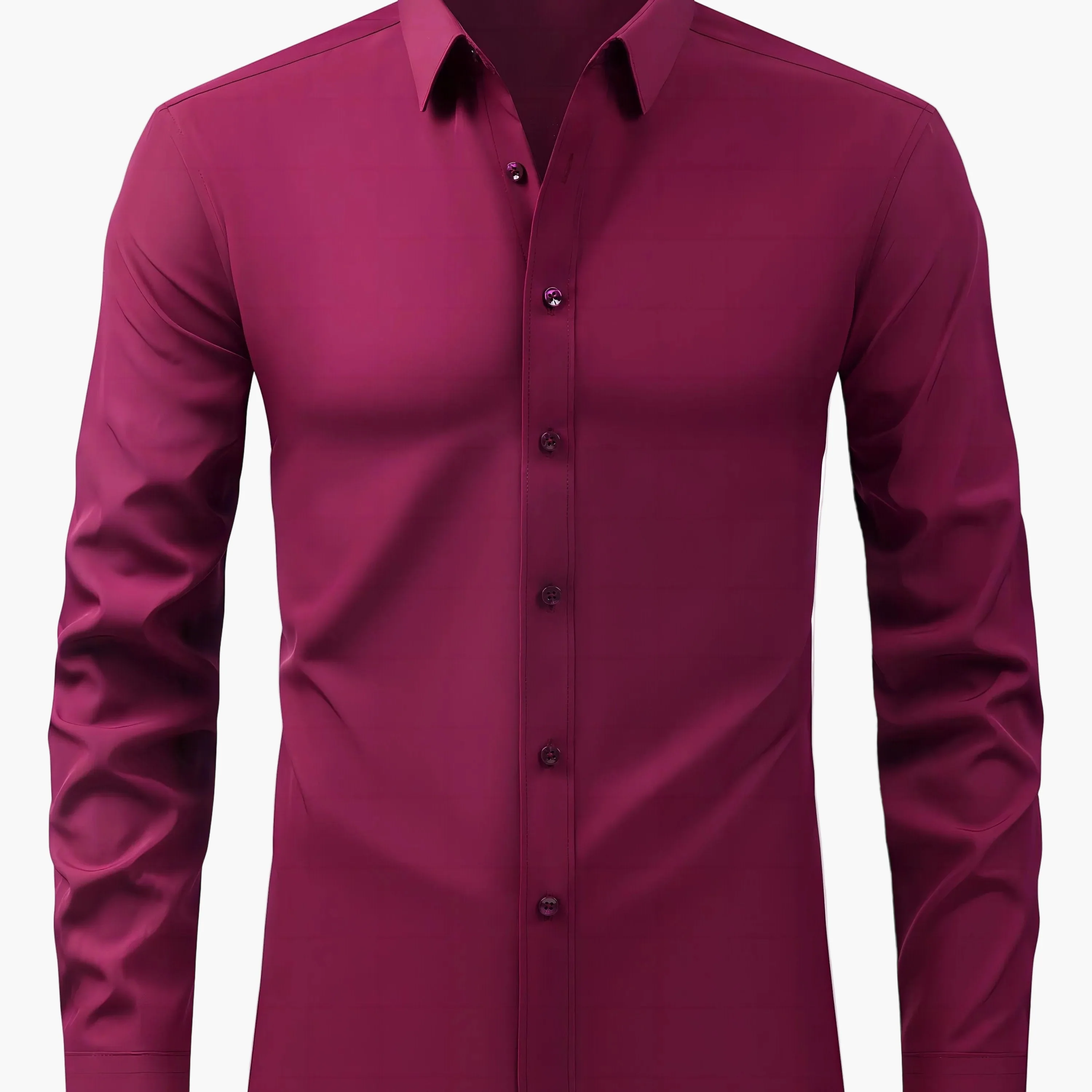 Chemise élégante pour homme à manches longues – Style habillé et décontracté - Image 14