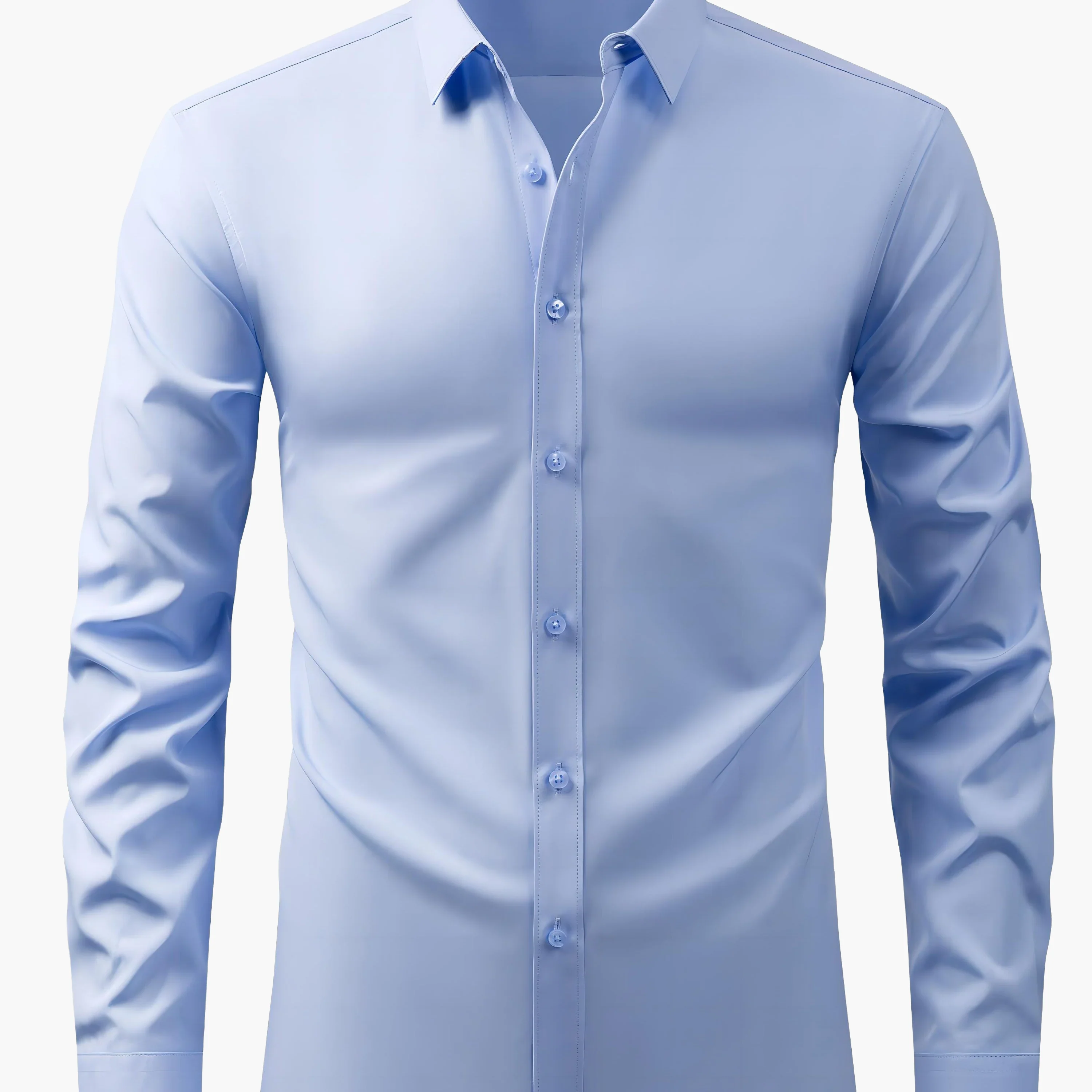 Chemise élégante pour homme à manches longues – Style habillé et décontracté - Image 26