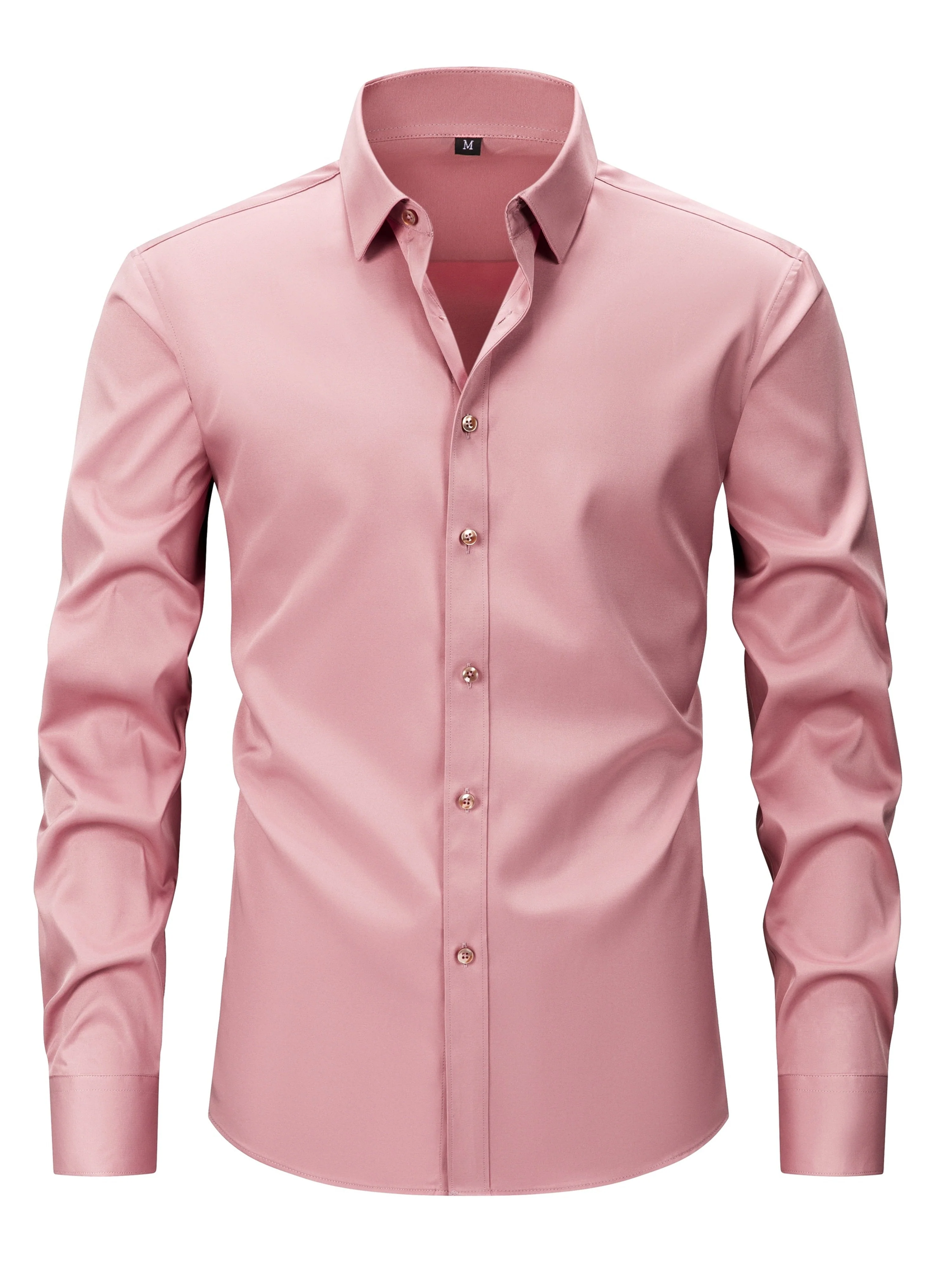 Chemise élégante pour homme à manches longues – Style habillé et décontracté - Image 3