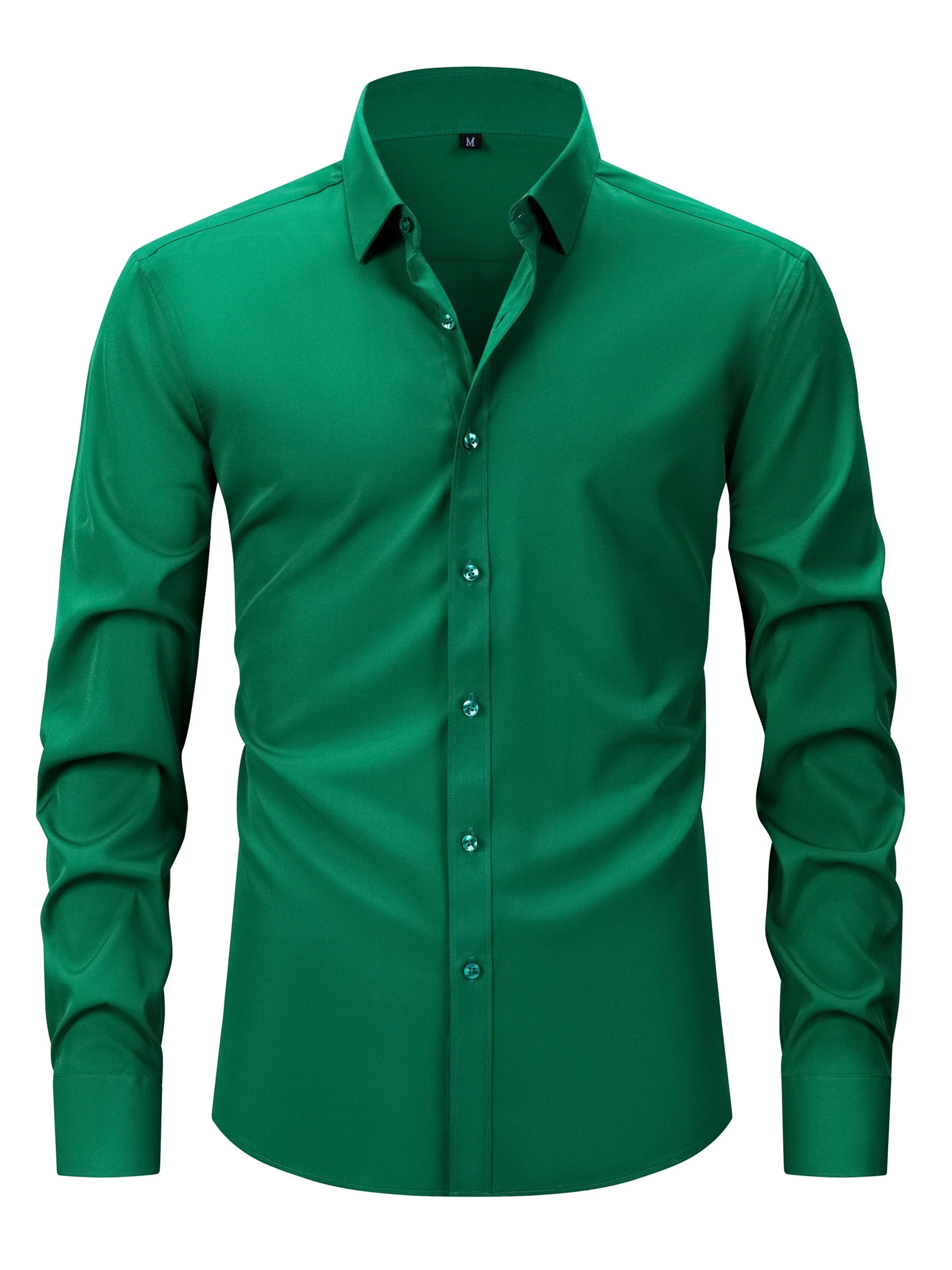Chemise élégante pour homme à manches longues – Style habillé et décontracté - Image 4