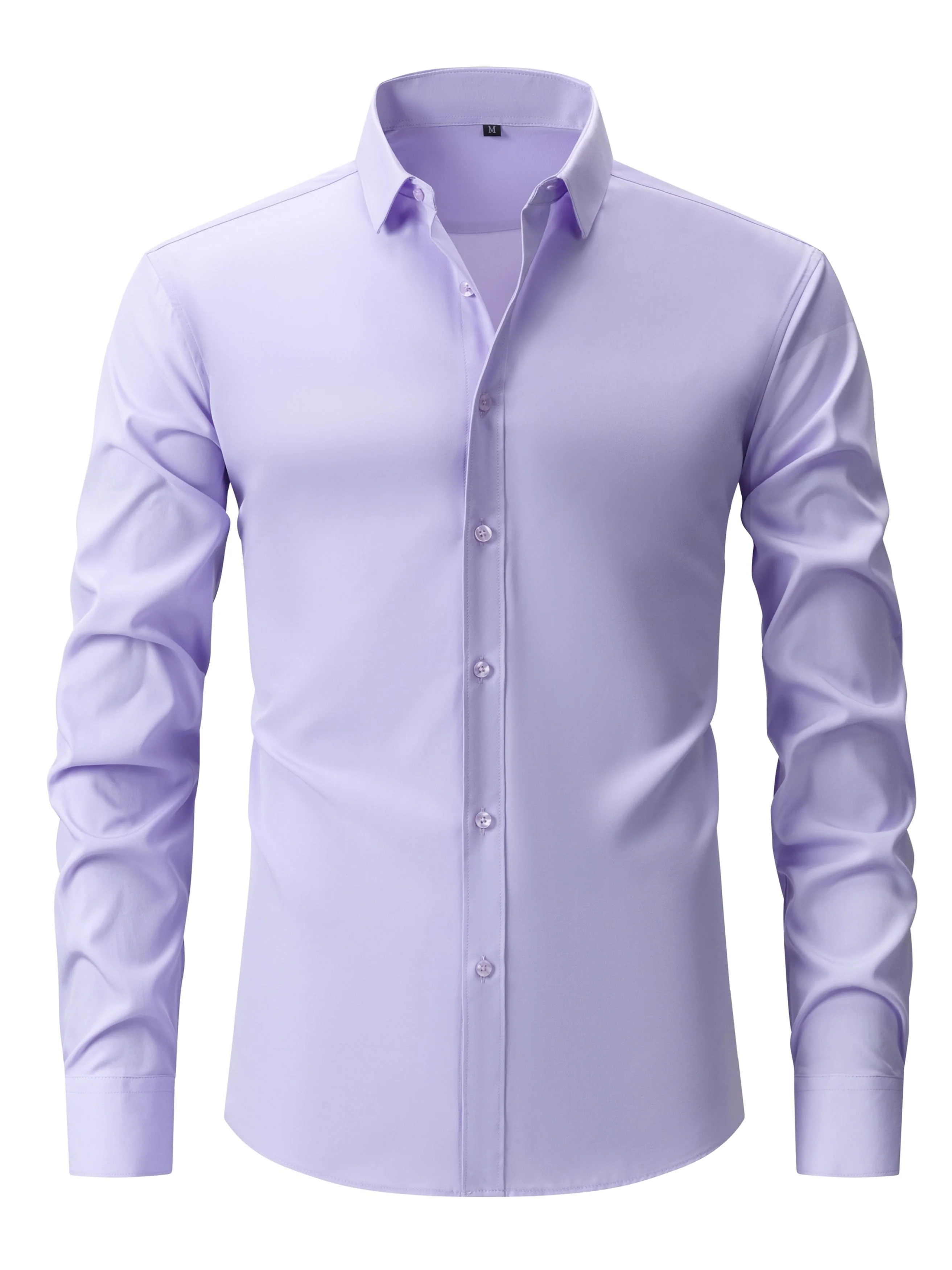 Chemise élégante pour homme à manches longues – Style habillé et décontracté - Image 6