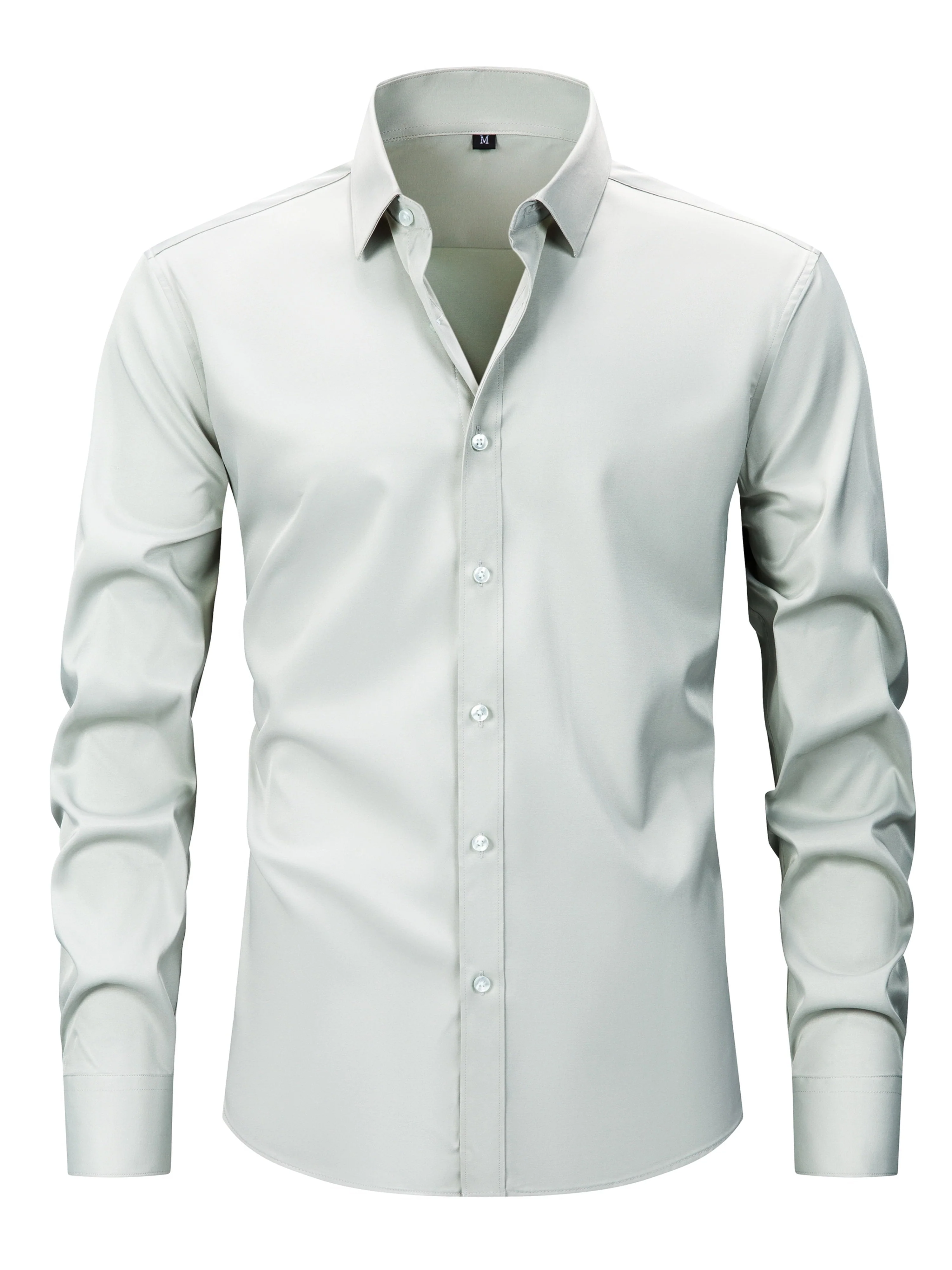 Chemise élégante pour homme à manches longues – Style habillé et décontracté - Image 8