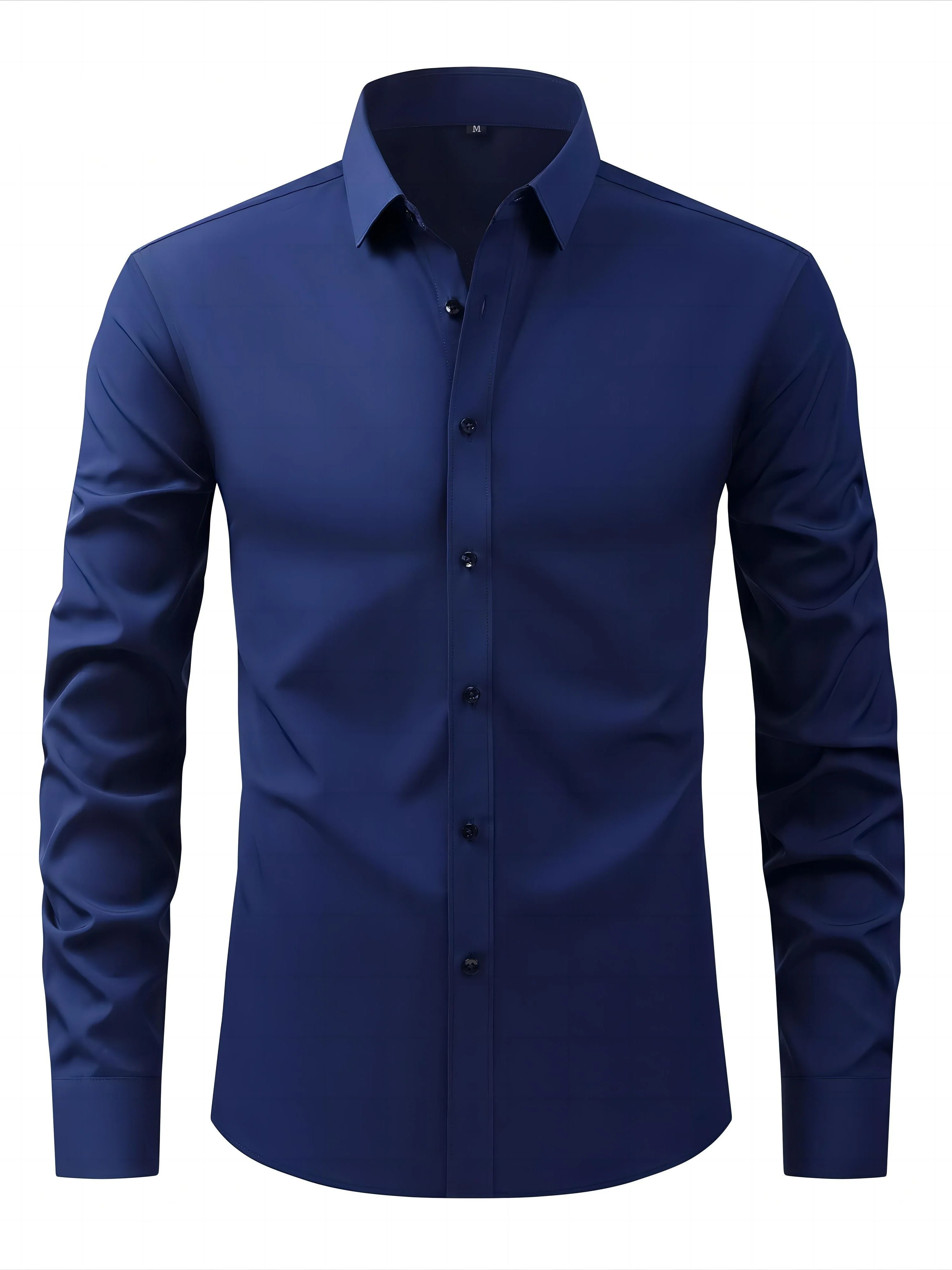 Chemise élégante pour homme à manches longues – Style habillé et décontracté - Image 9