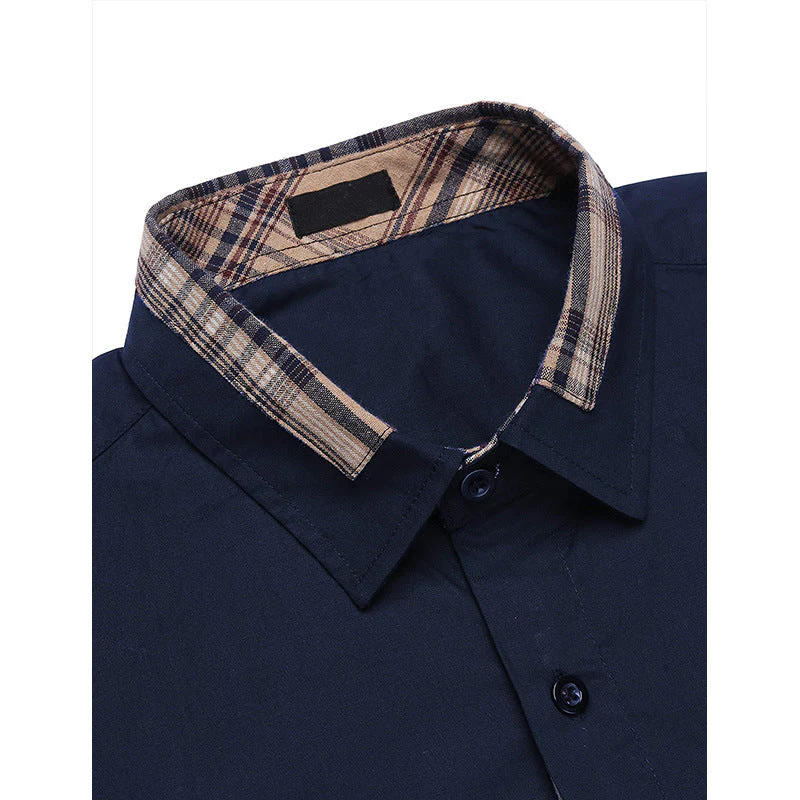 Chemise élégante homme style casual chic à col revers – Idéale pour bureau et sorties - Image 4
