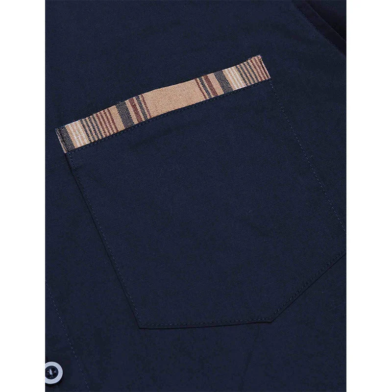 Chemise élégante homme style casual chic à col revers – Idéale pour bureau et sorties - Image 6