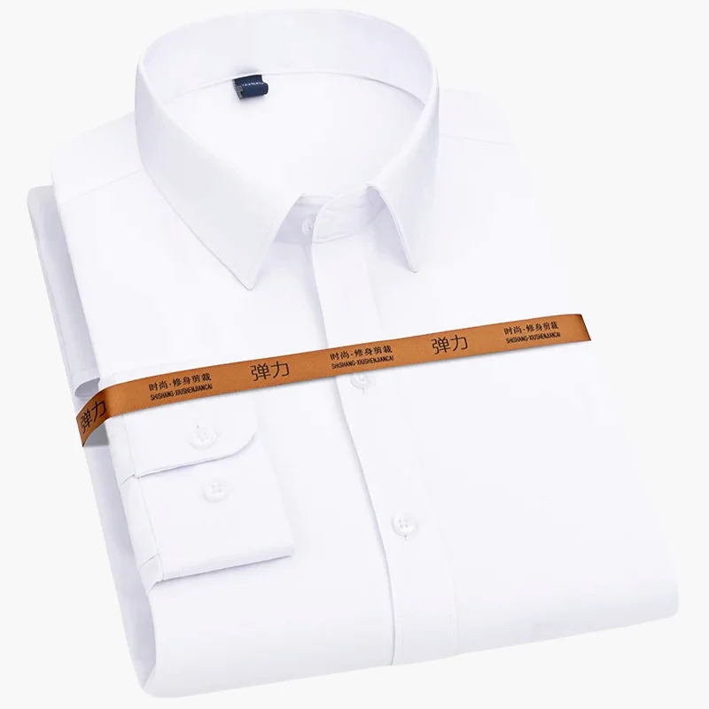 Chemise habillée pour homme coupe classique – Style élégant pour le bureau ou les occasions formelles - Image 8