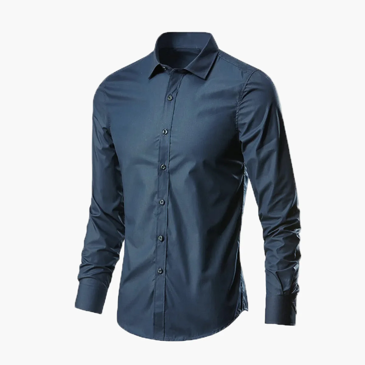 Chemise habillée homme manches longues coupe ajustée pour bureau et occasions formelles - Image 3
