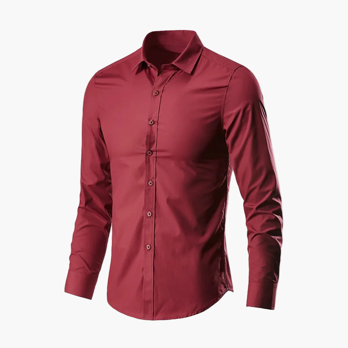 Chemise habillée homme manches longues coupe ajustée pour bureau et occasions formelles - Image 6