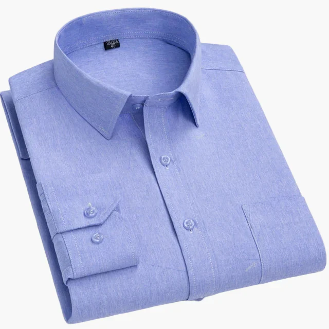 Chemise habillée à rayures pour homme - Élégance professionnelle et style moderne - Image 10