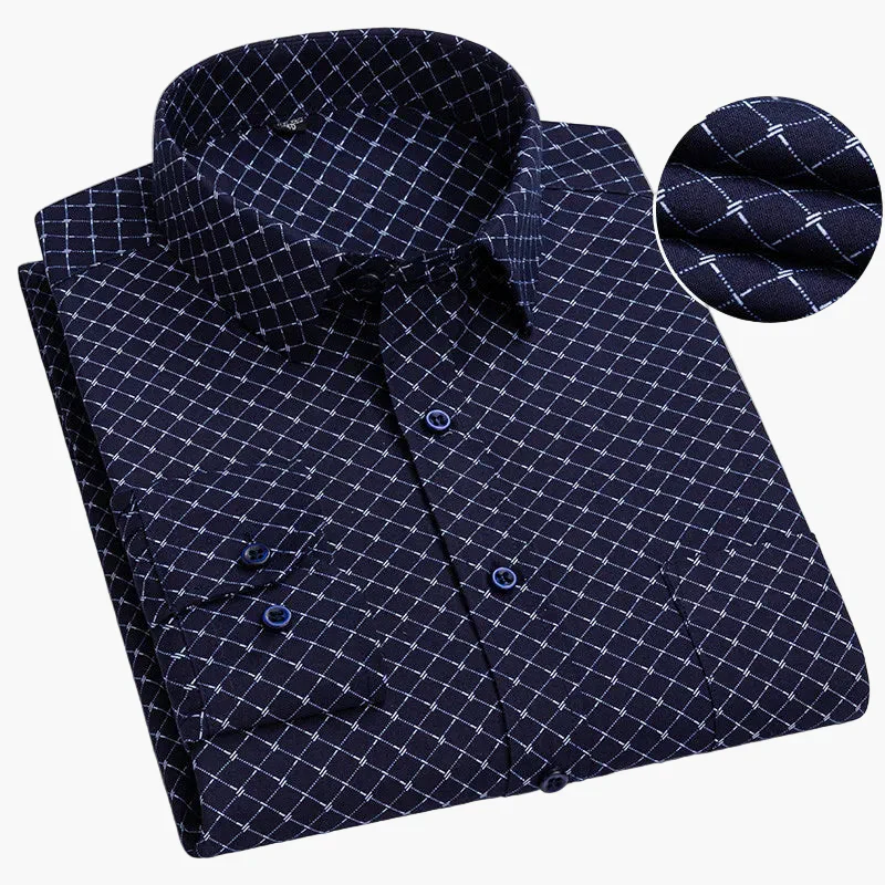 Chemise habillée à rayures pour homme - Élégance professionnelle et style moderne - Image 12