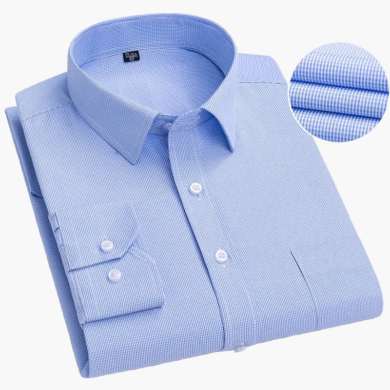 Chemise habillée à rayures pour homme - Élégance professionnelle et style moderne - Image 13