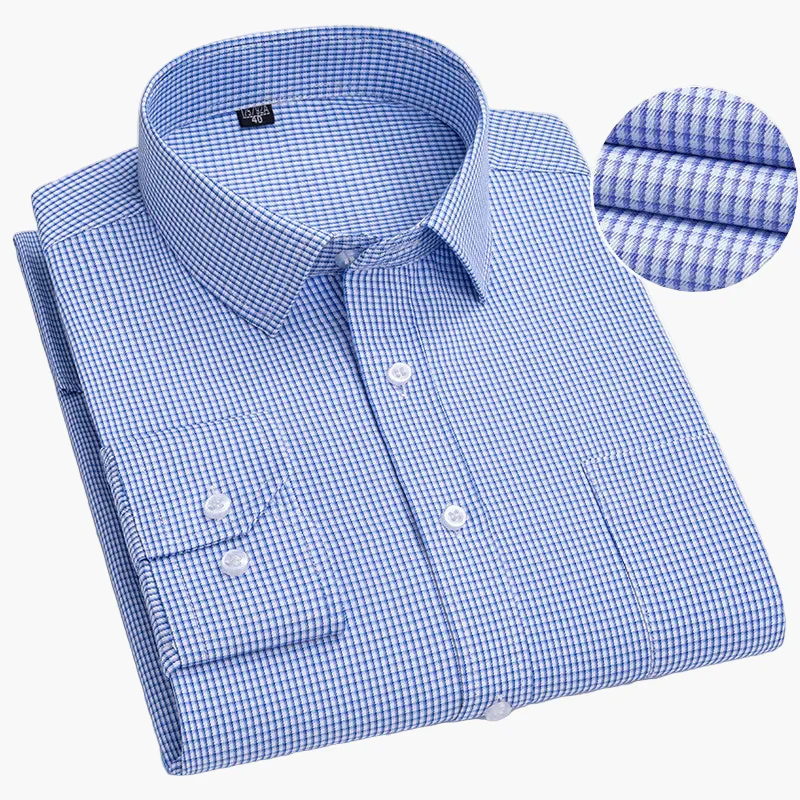 Chemise habillée à rayures pour homme - Élégance professionnelle et style moderne - Image 17