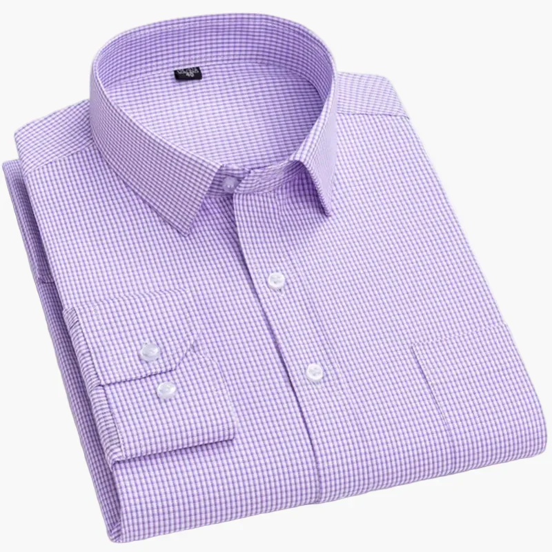 Chemise habillée à rayures pour homme - Élégance professionnelle et style moderne - Image 5
