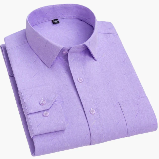 Chemise habillée à rayures pour homme - Élégance professionnelle et style moderne - Image 6