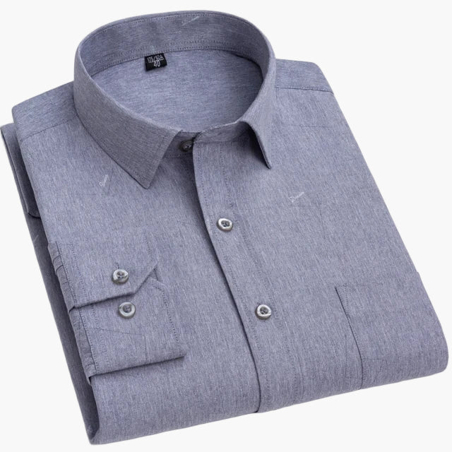 Chemise habillée à rayures pour homme - Élégance professionnelle et style moderne - Image 7