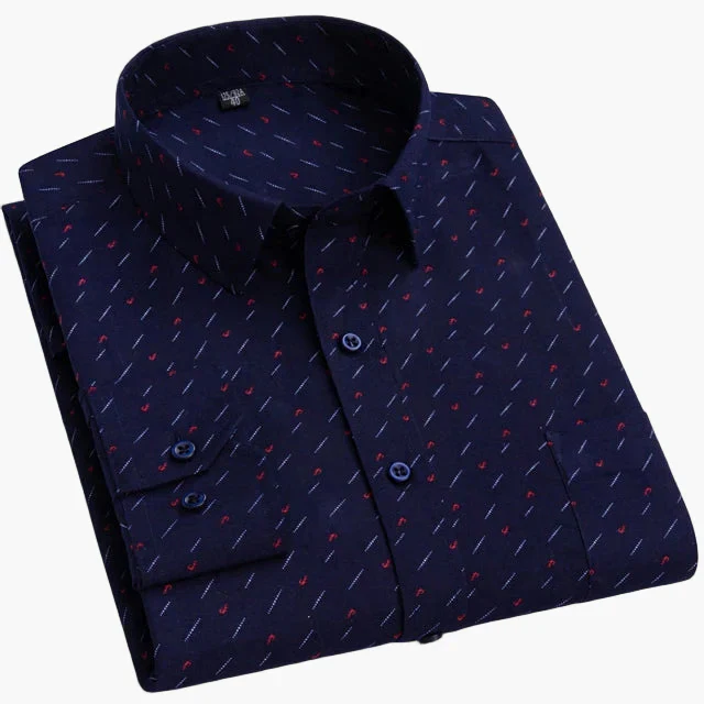 Chemise habillée à rayures pour homme - Élégance professionnelle et style moderne - Image 9