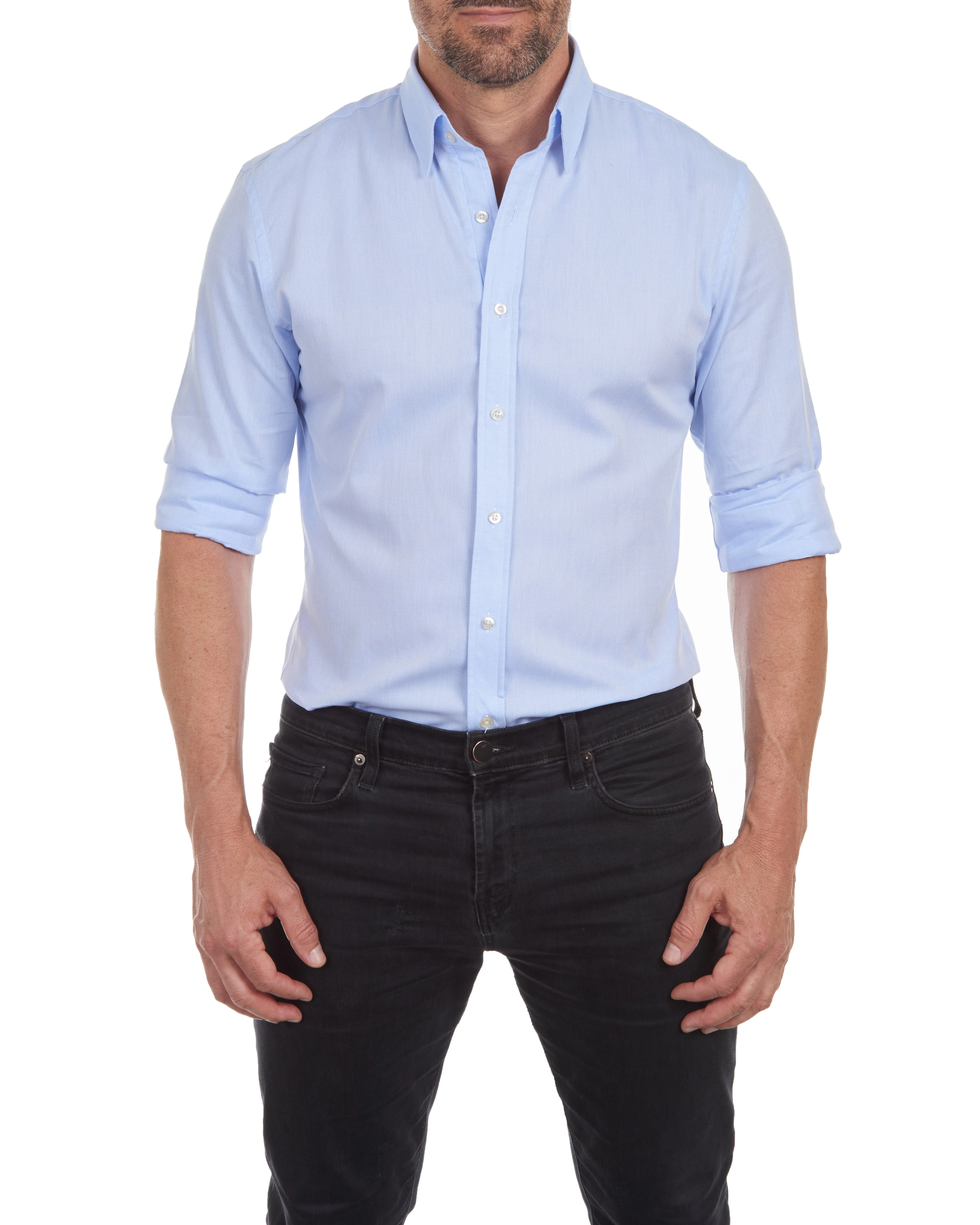 Chemise homme ajustée à fermeture zippée style moderne affaires et loisirs - Image 2