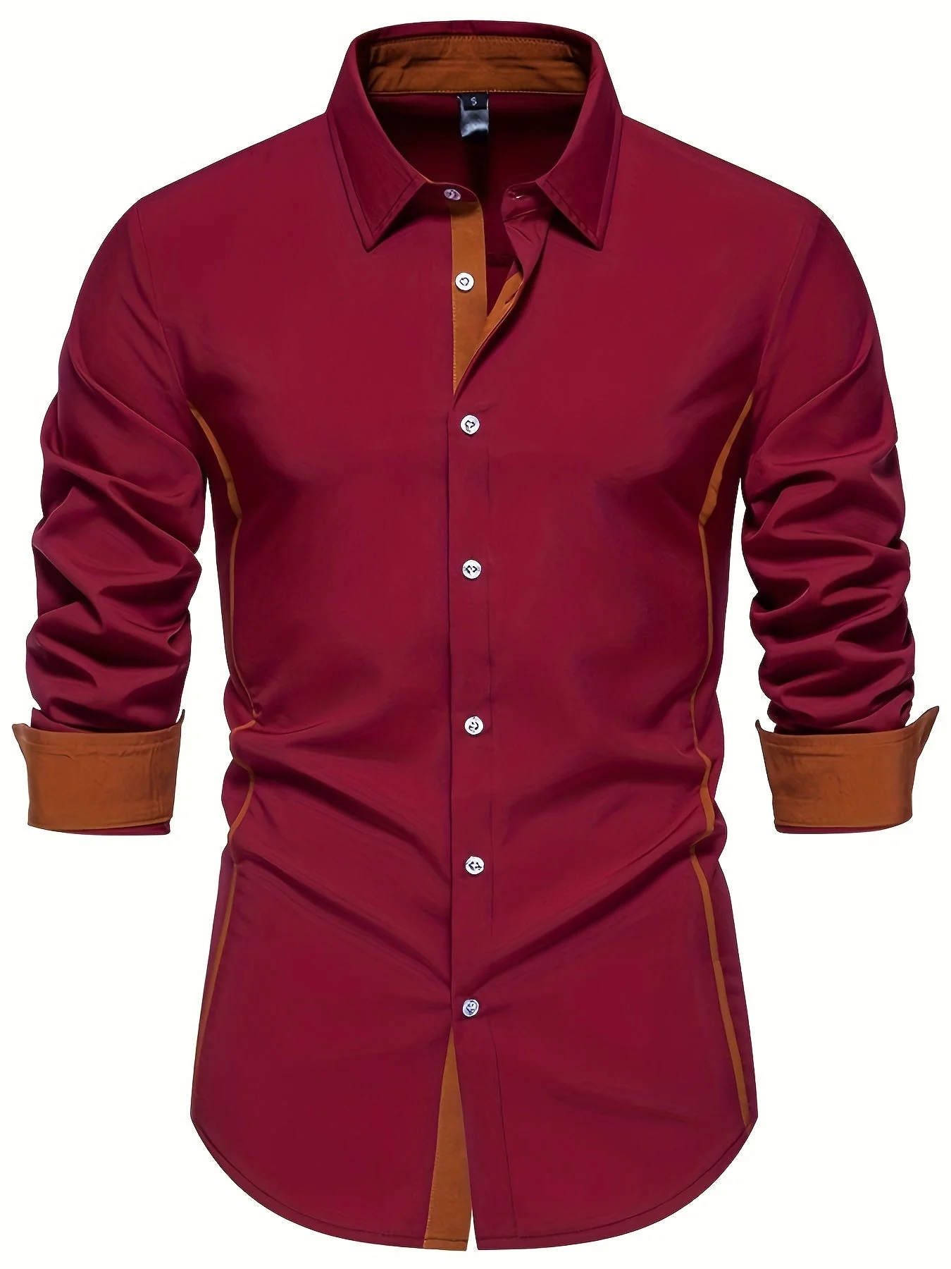 Chemise Homme Ajustée Style Décontracté Boutonnée pour Quotidien ou Bureau - Image 5