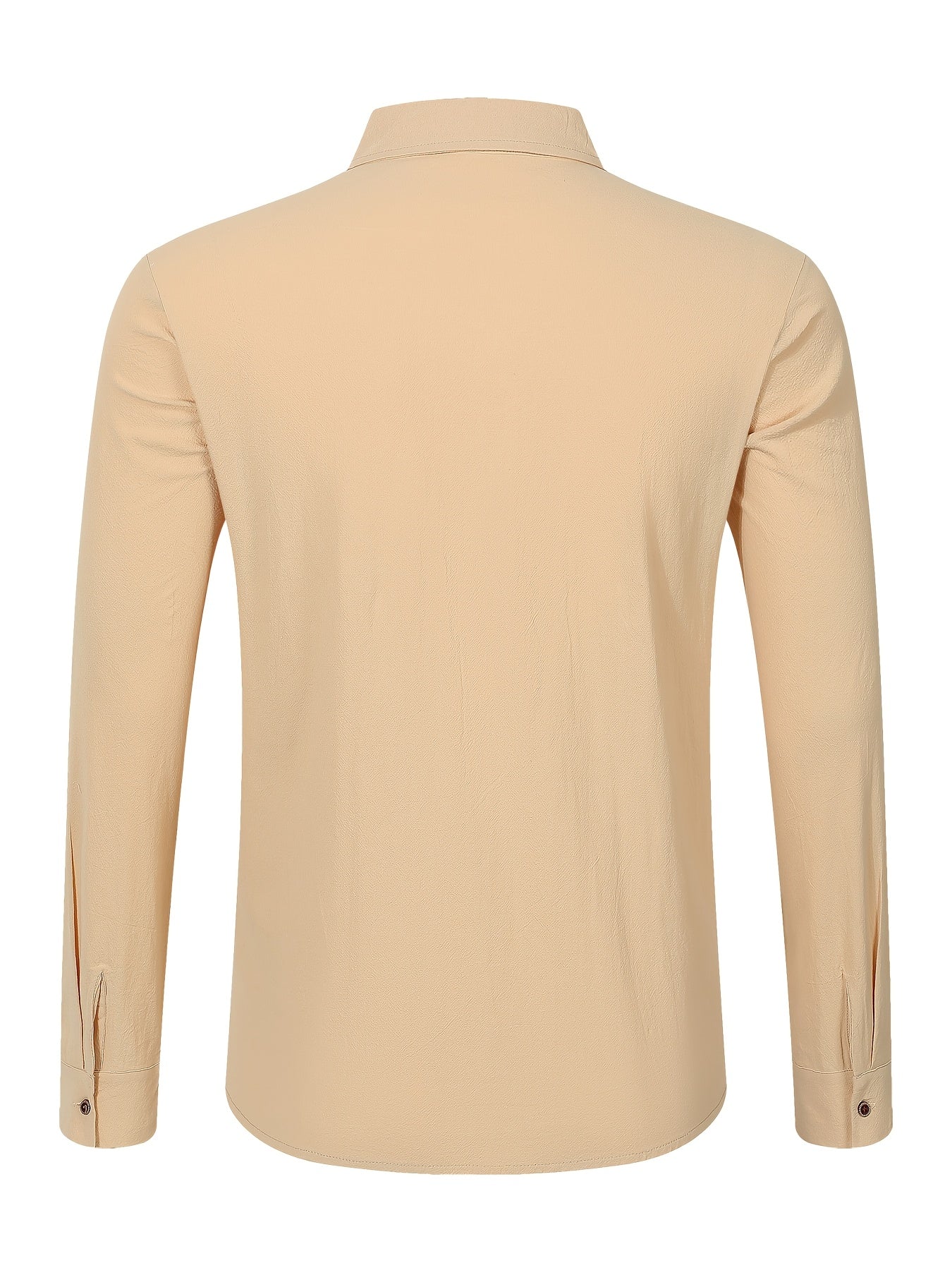 Chemise homme décontractée à manches longues style bord de mer - Image 7