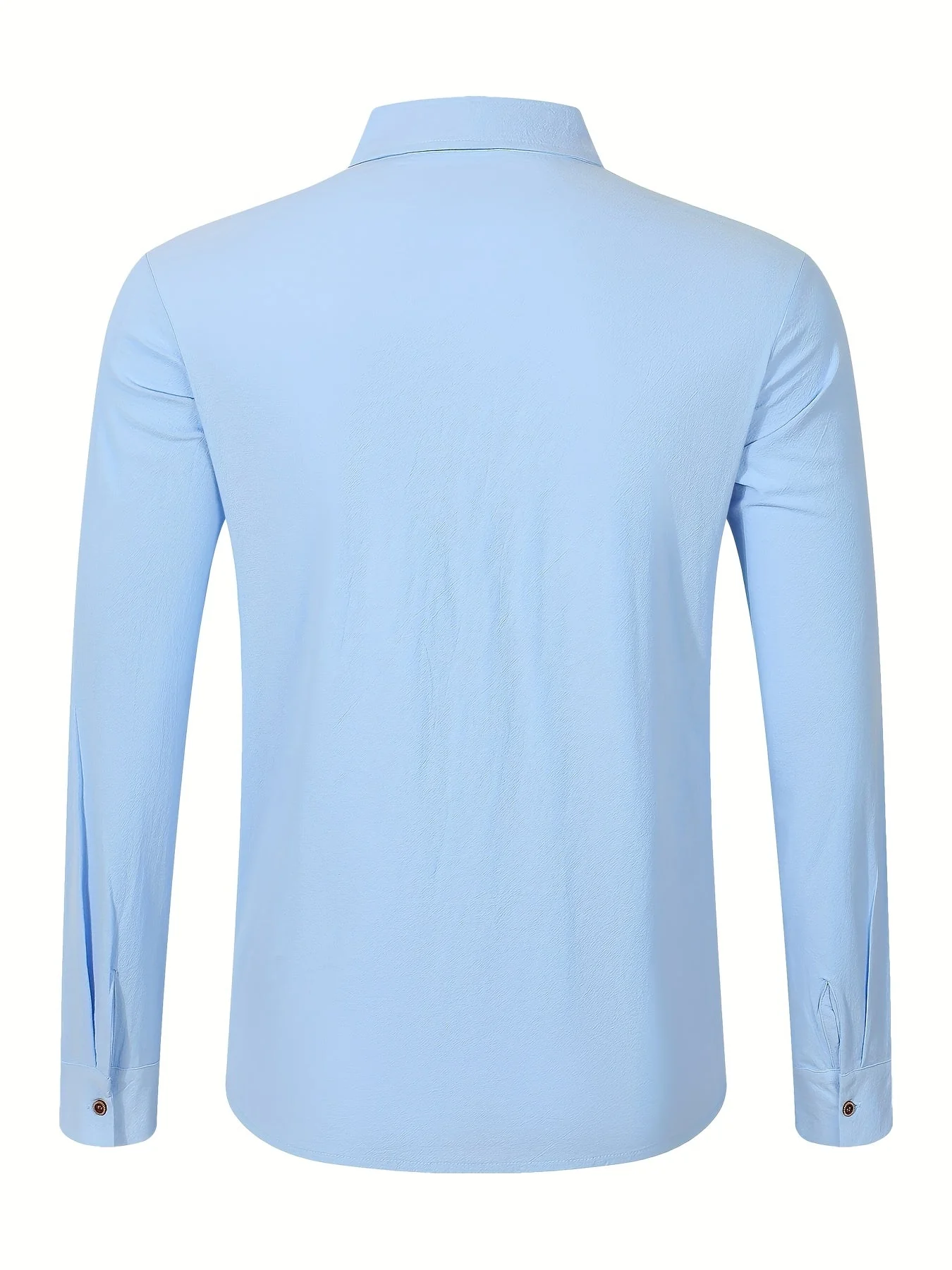 Chemise homme décontractée à manches longues style bord de mer - Image 9
