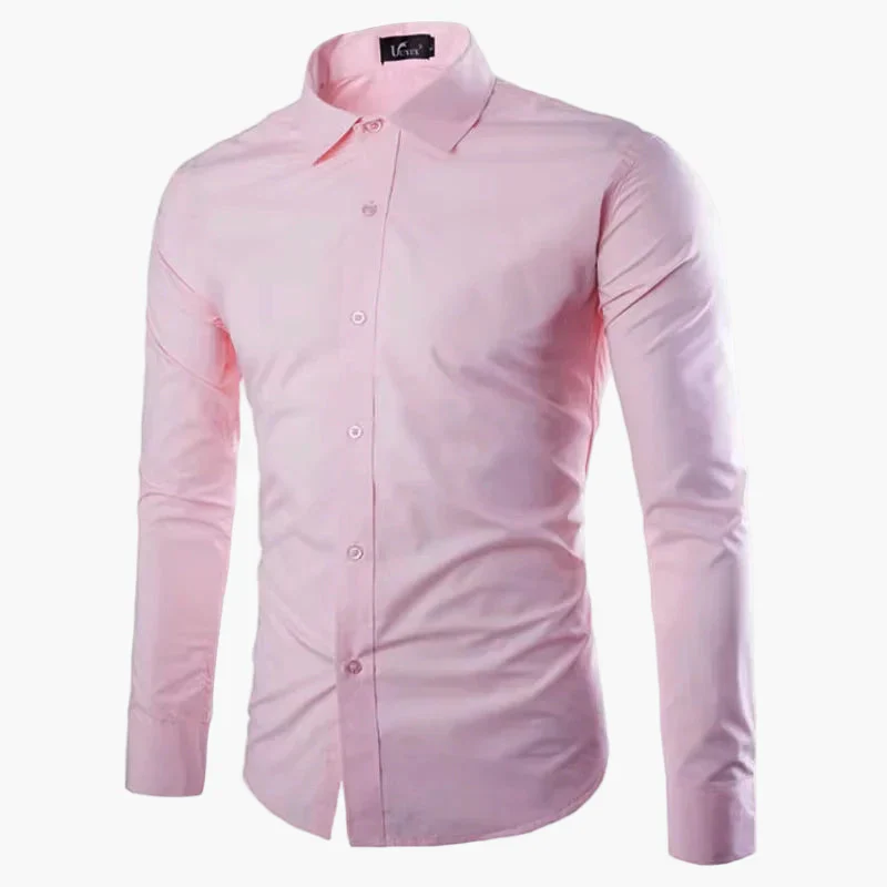 Chemise Homme Élégante Manches Longues Slim Fit pour Affaires et Loisirs - Image 7
