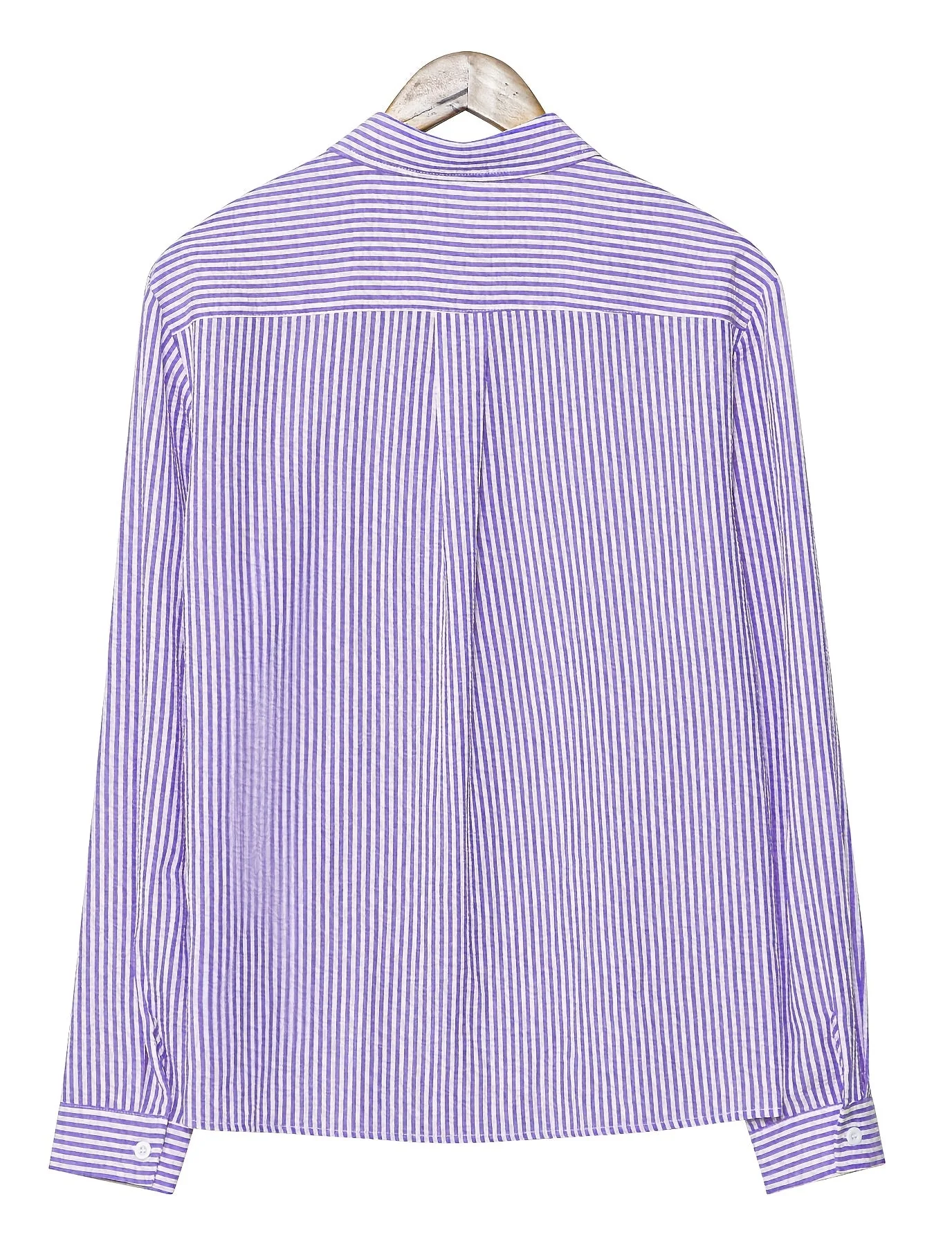 Chemise homme à rayures style décontracté pour la plage ou le bureau - Image 6