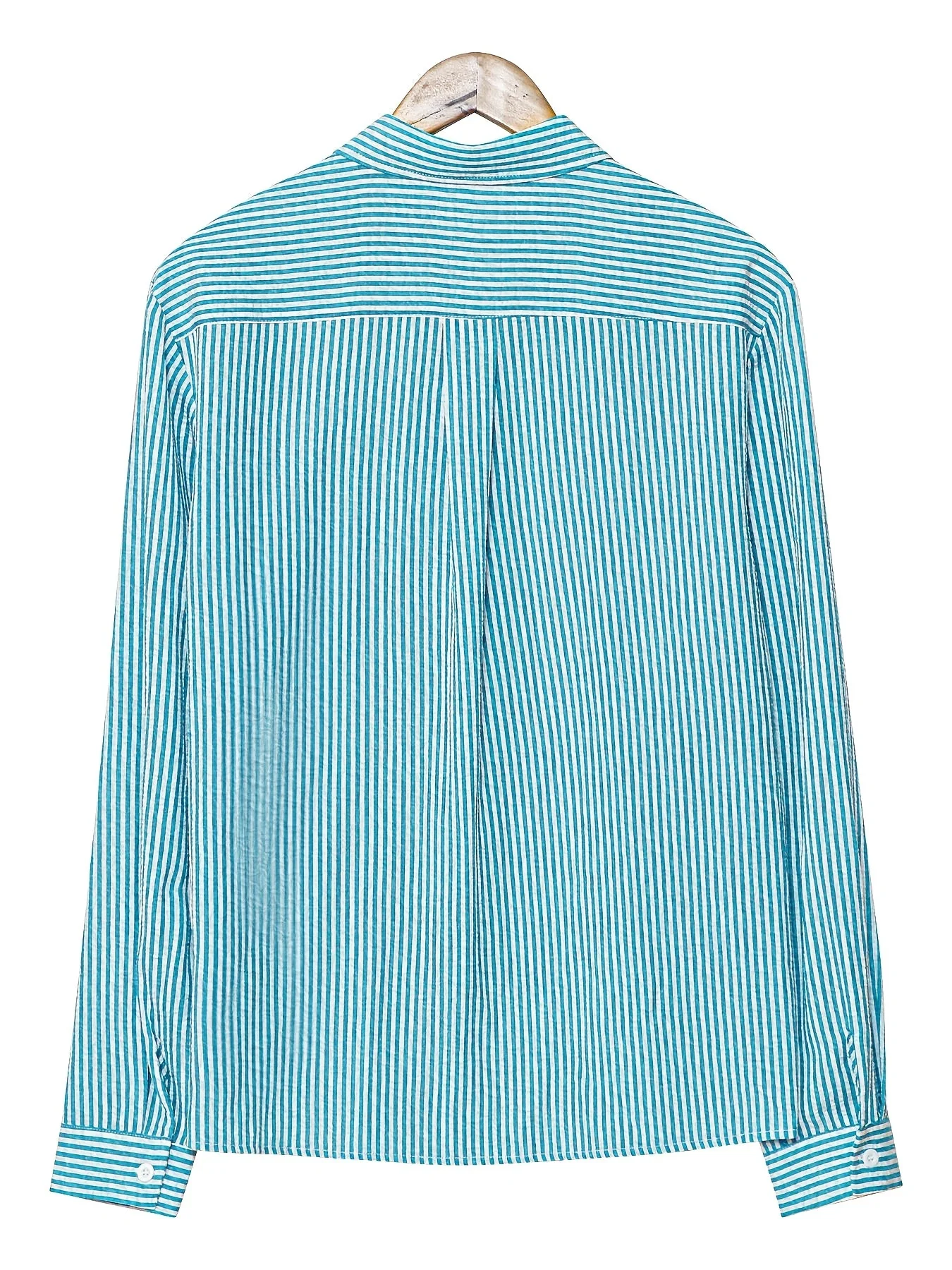 Chemise homme à rayures style décontracté pour la plage ou le bureau - Image 7