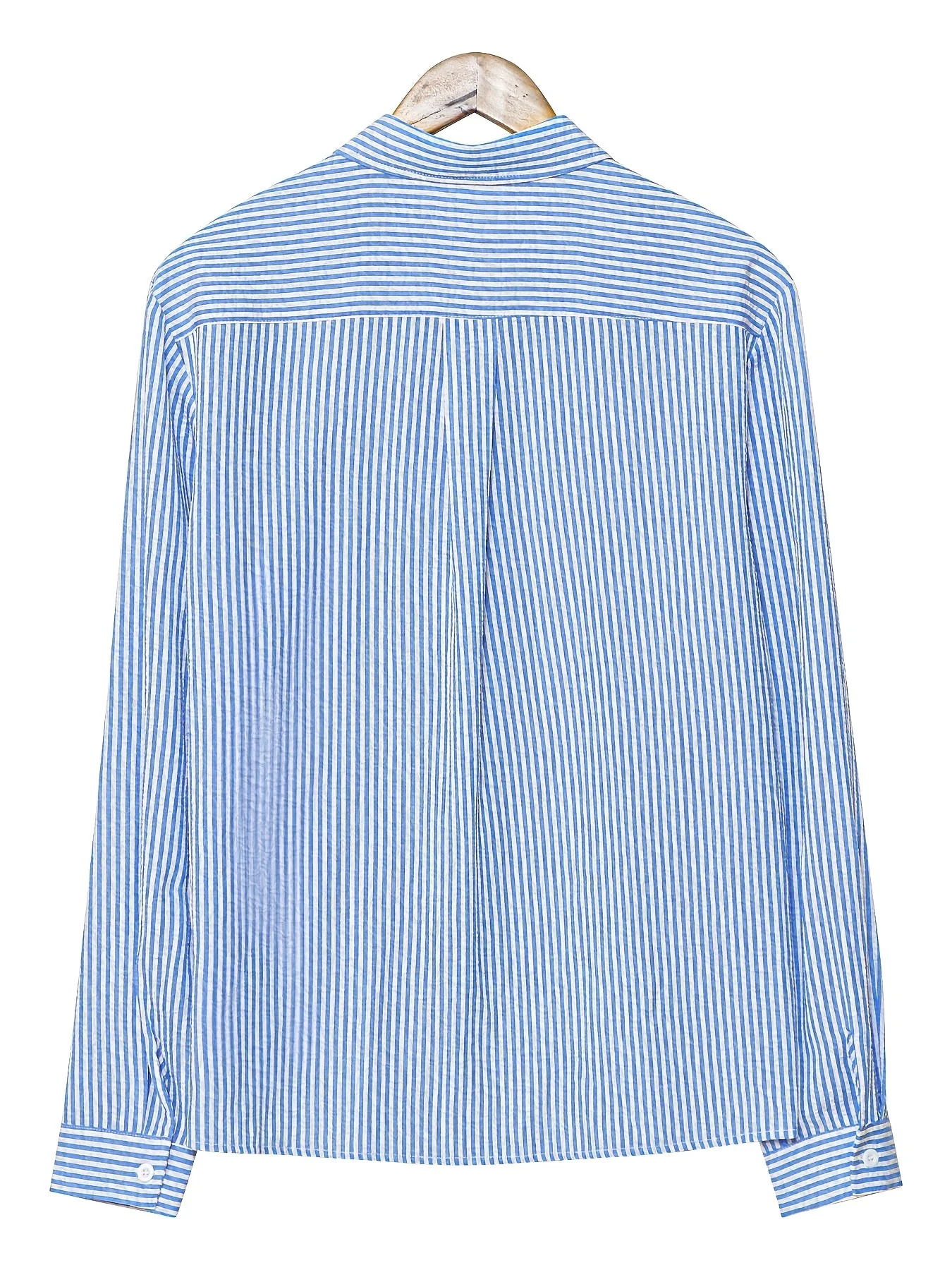 Chemise homme à rayures style décontracté pour la plage ou le bureau - Image 8