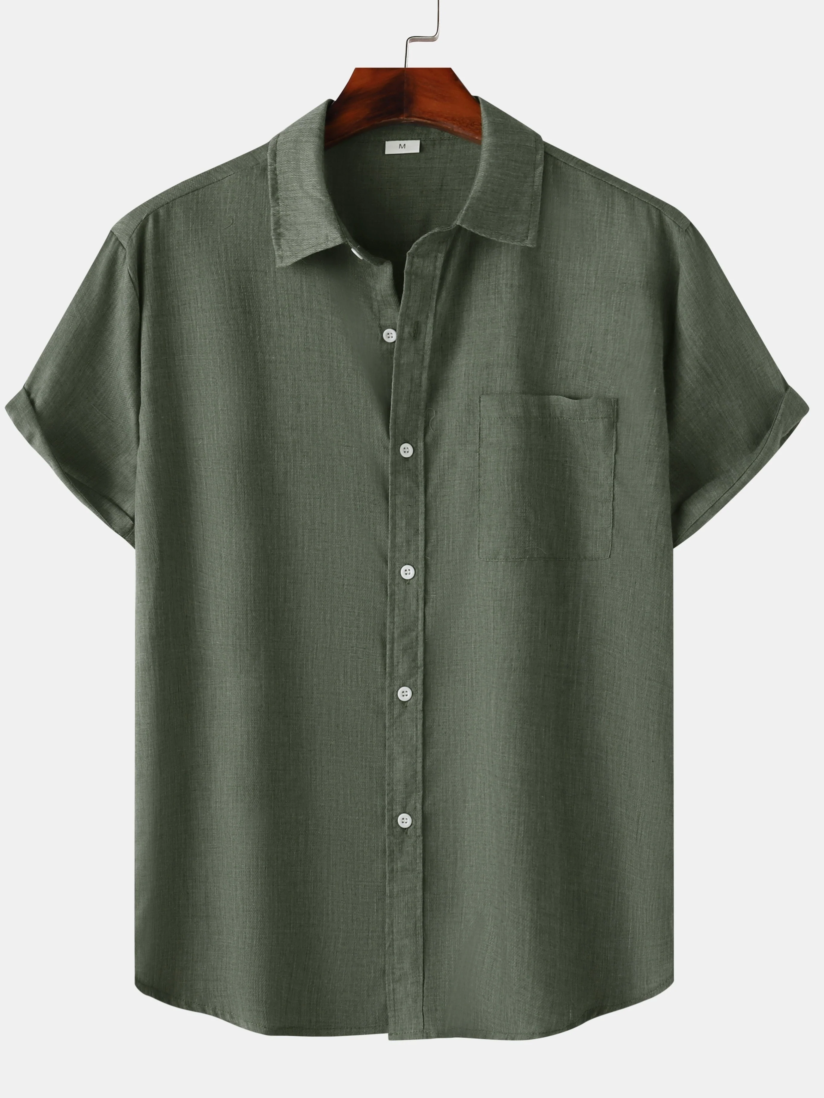 Chemise manches courtes décontractée homme style estival - Image 3