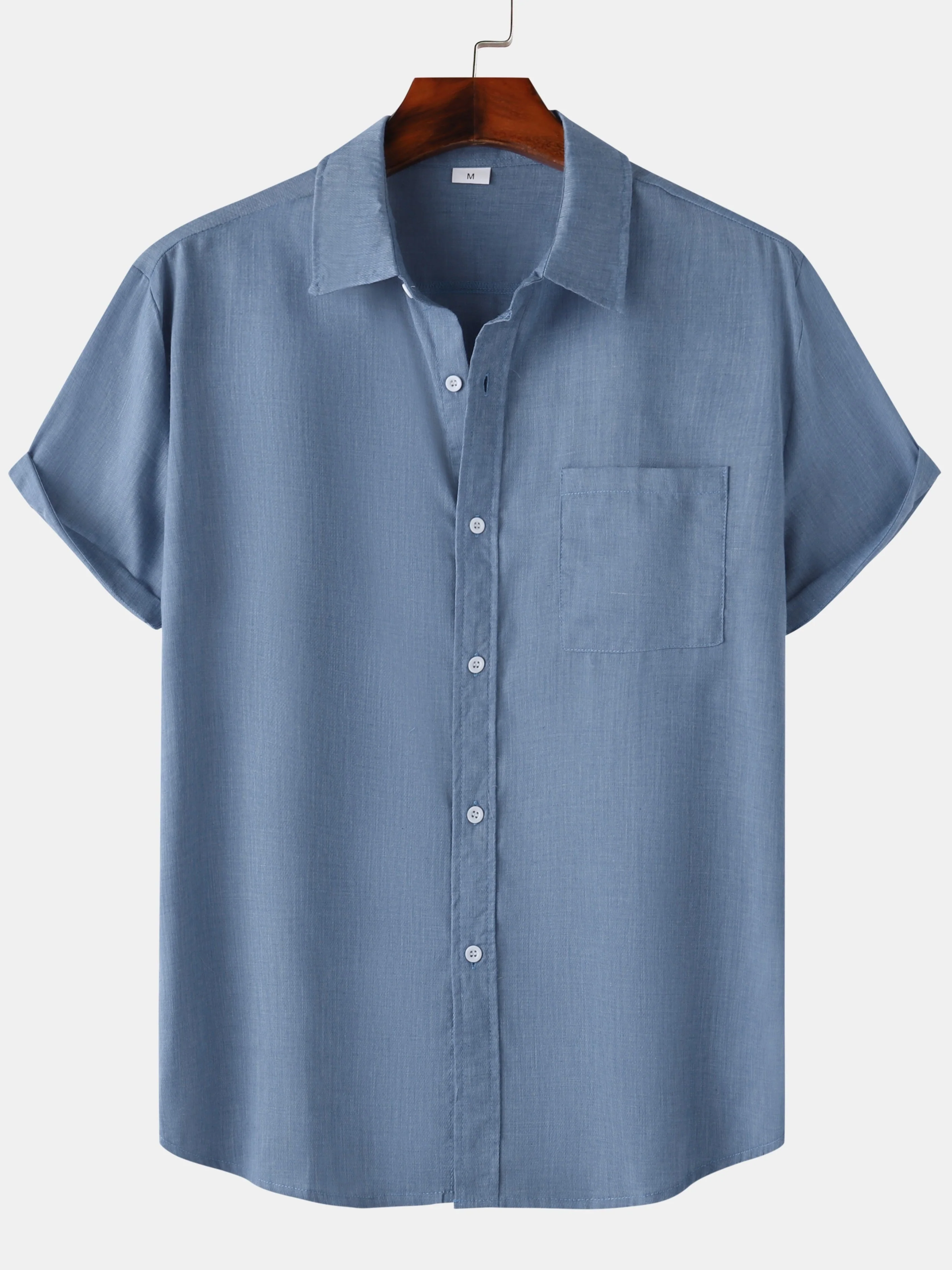 Chemise manches courtes décontractée homme style estival - Image 4