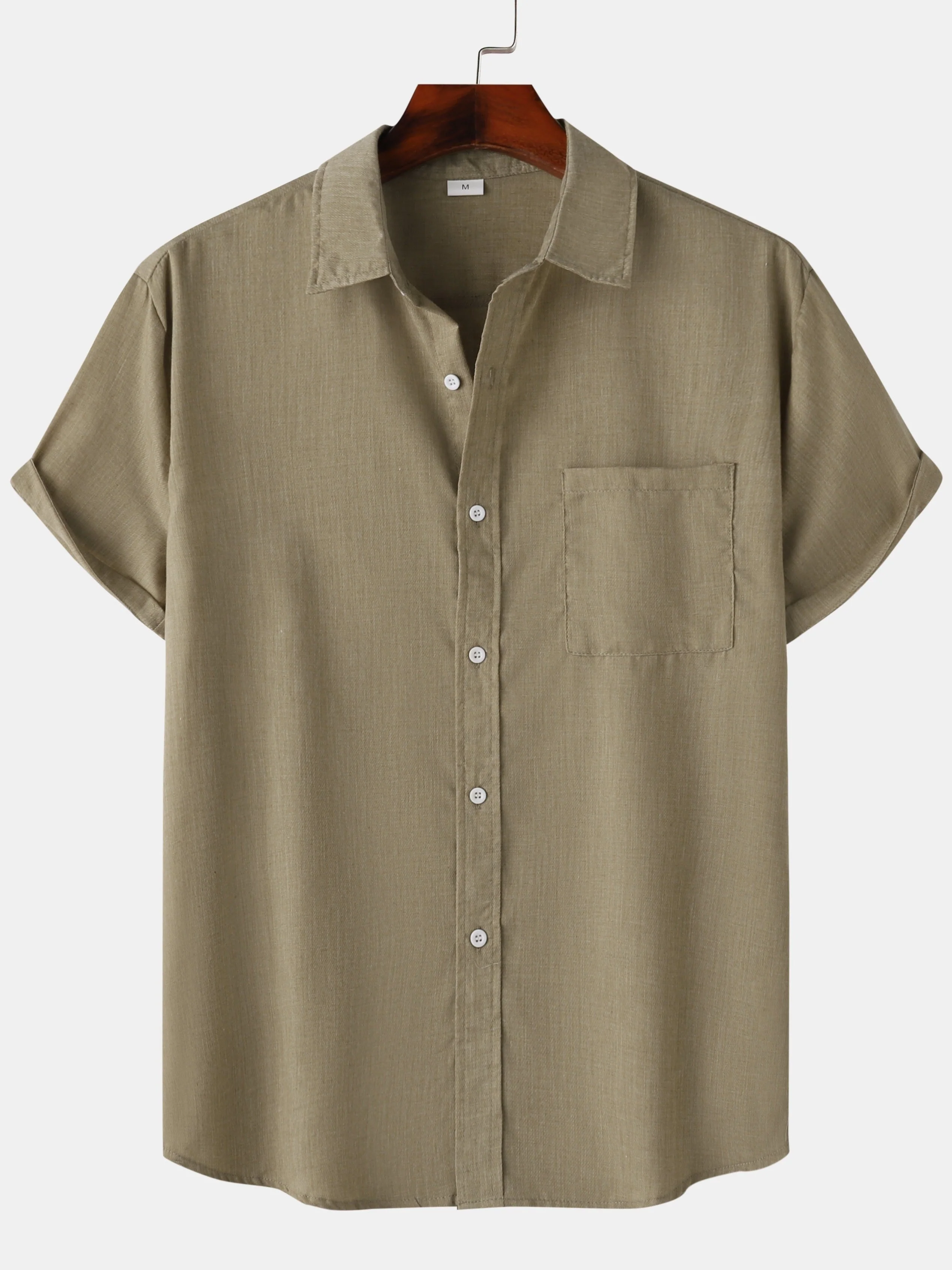 Chemise manches courtes décontractée homme style estival - Image 8