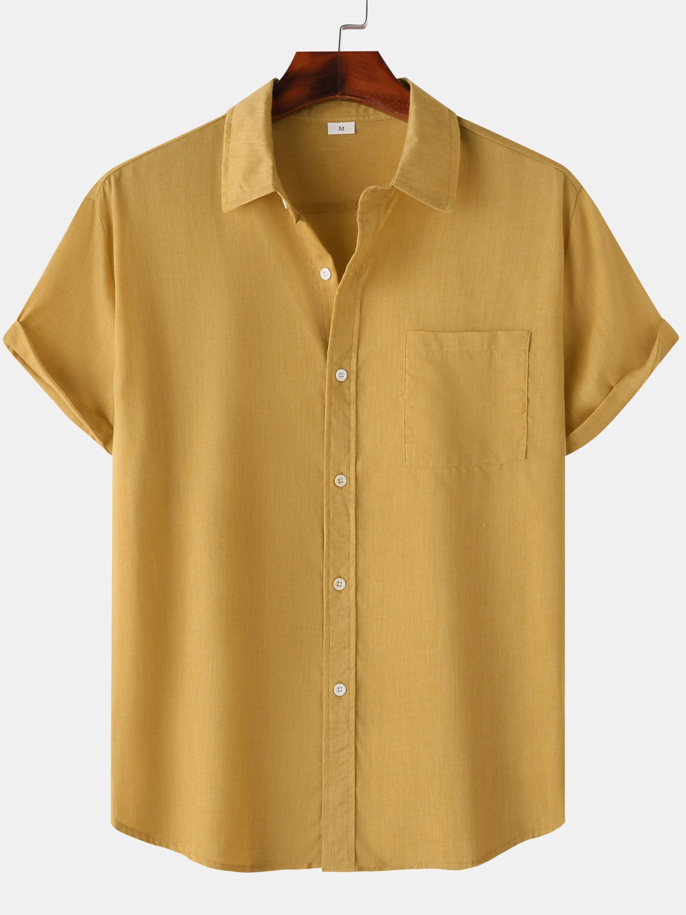 Chemise manches courtes décontractée homme style estival - Image 9