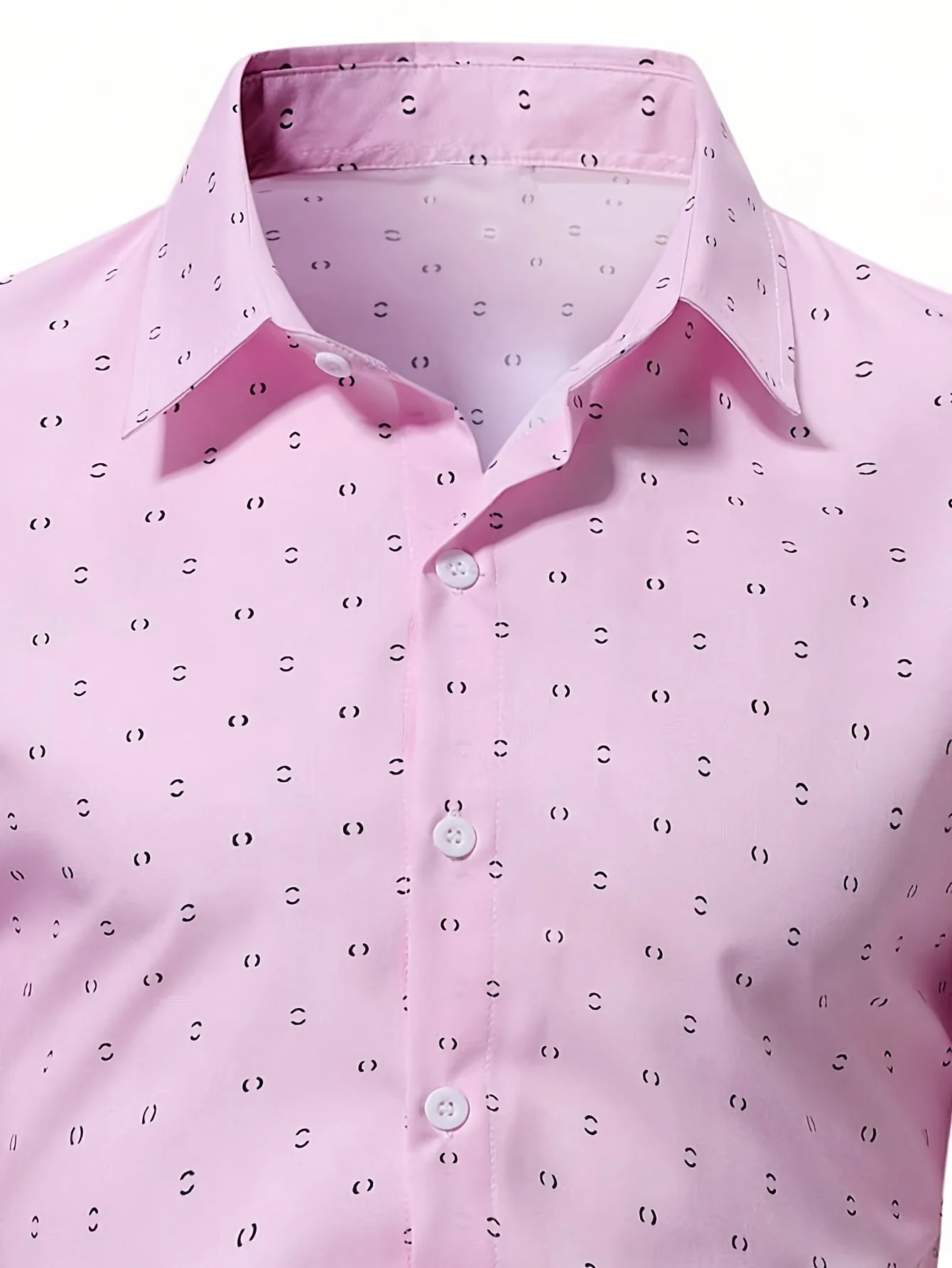 Chemise à manches courtes homme style casual imprimé élégant pour bureau ou sorties - Image 10