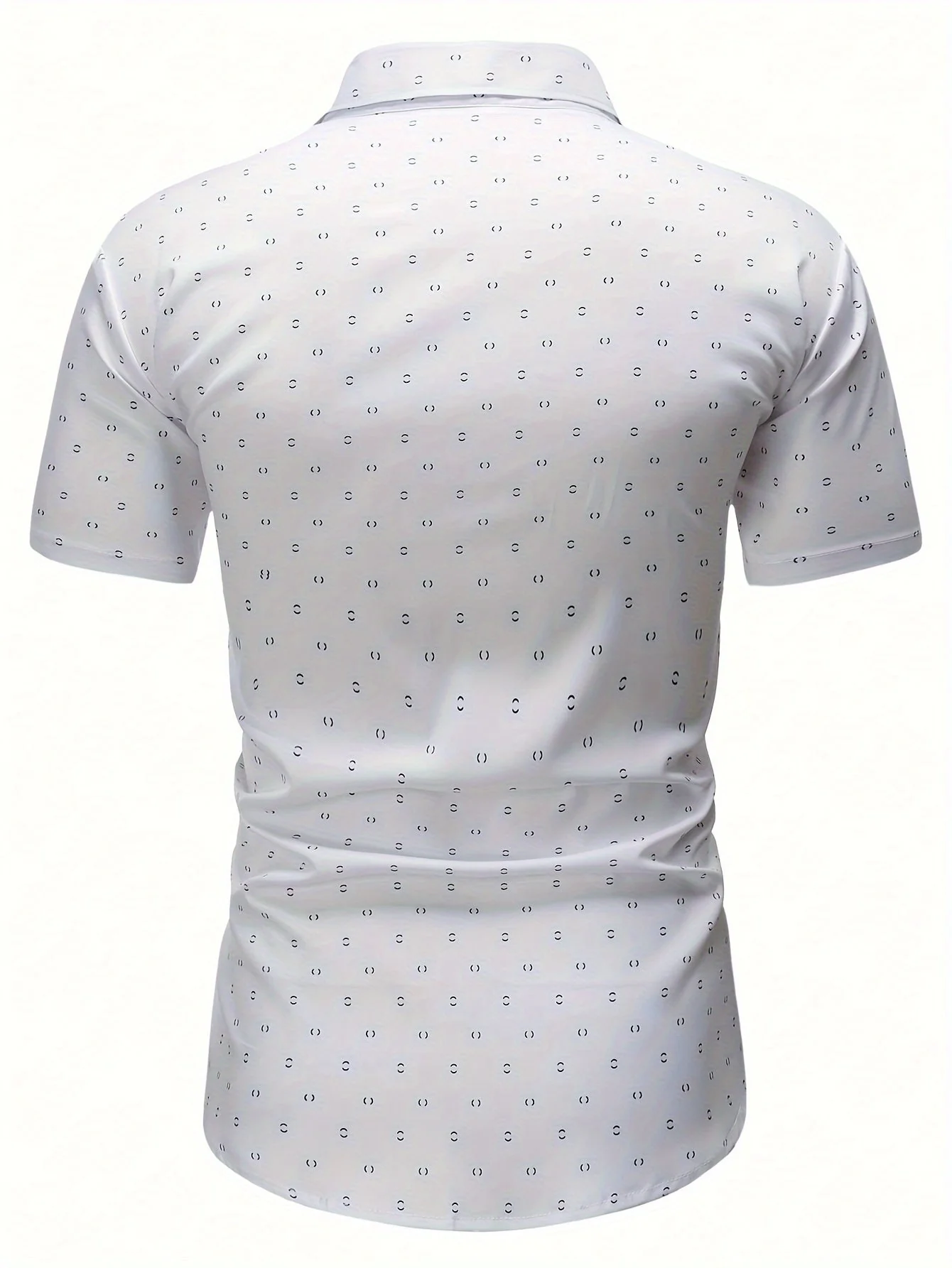 Chemise à manches courtes homme style casual imprimé élégant pour bureau ou sorties - Image 5