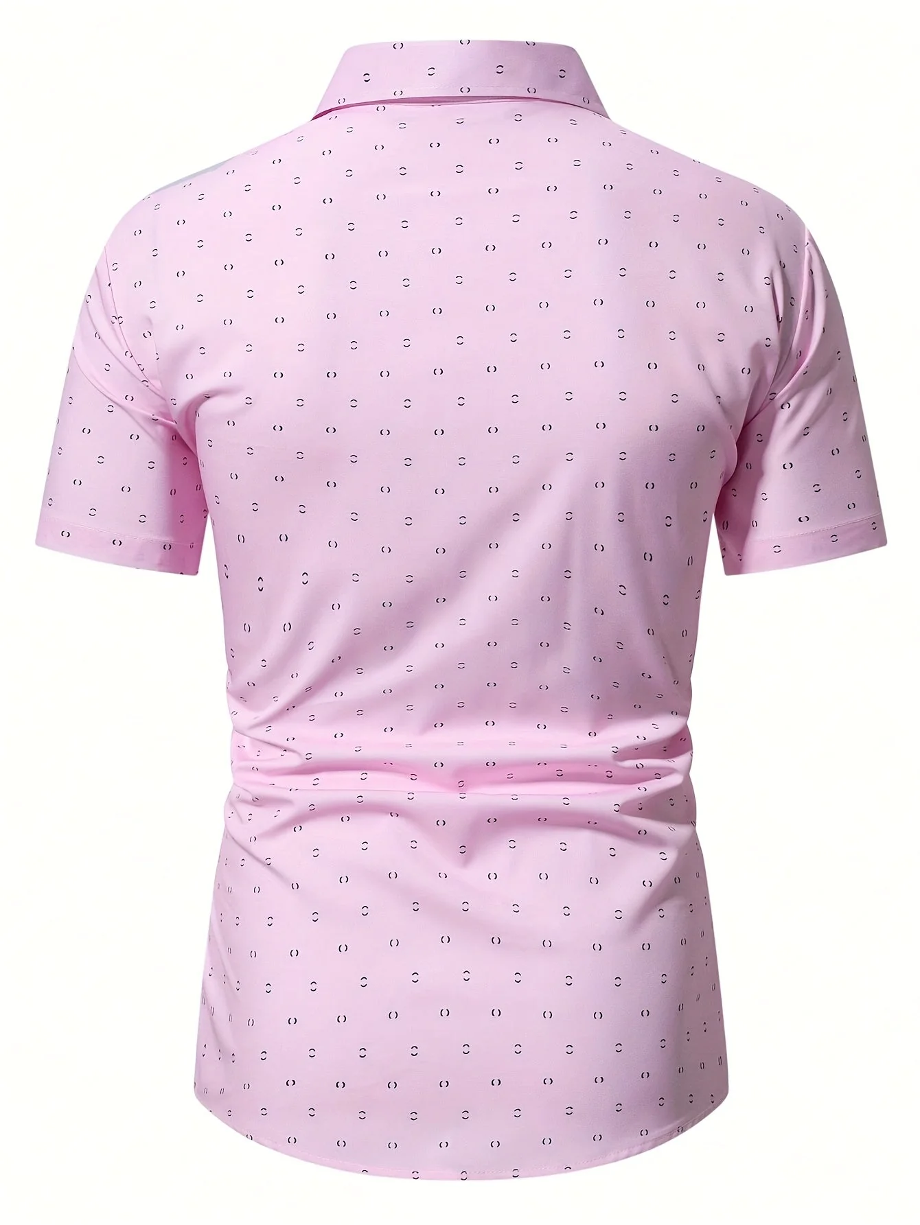 Chemise à manches courtes homme style casual imprimé élégant pour bureau ou sorties - Image 7