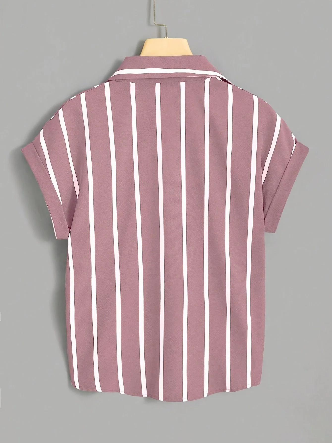 Chemise nouée à rayures style élégant pour femme - idéale pour l'été - Image 5