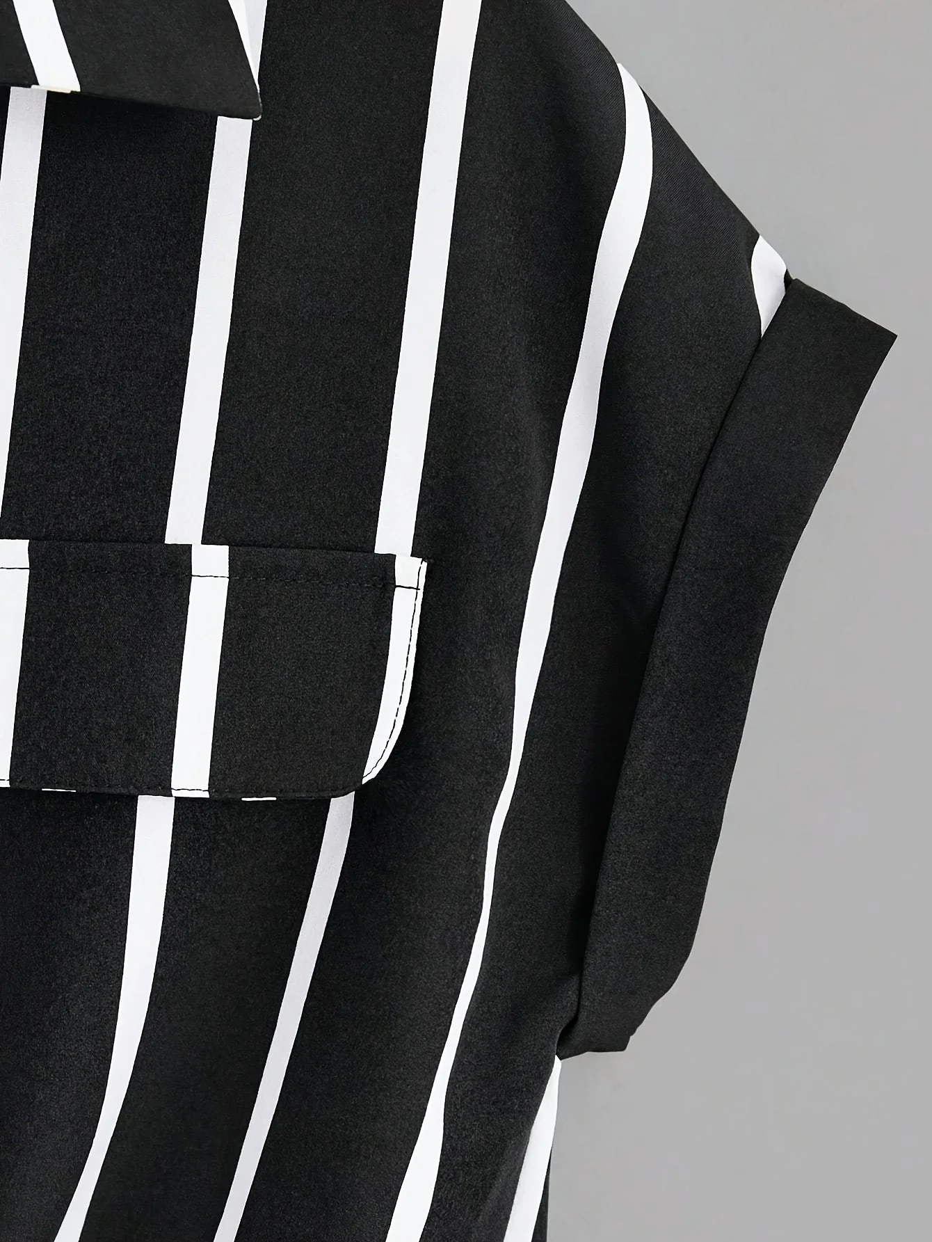 Chemise nouée à rayures style élégant pour femme - idéale pour l'été - Image 7