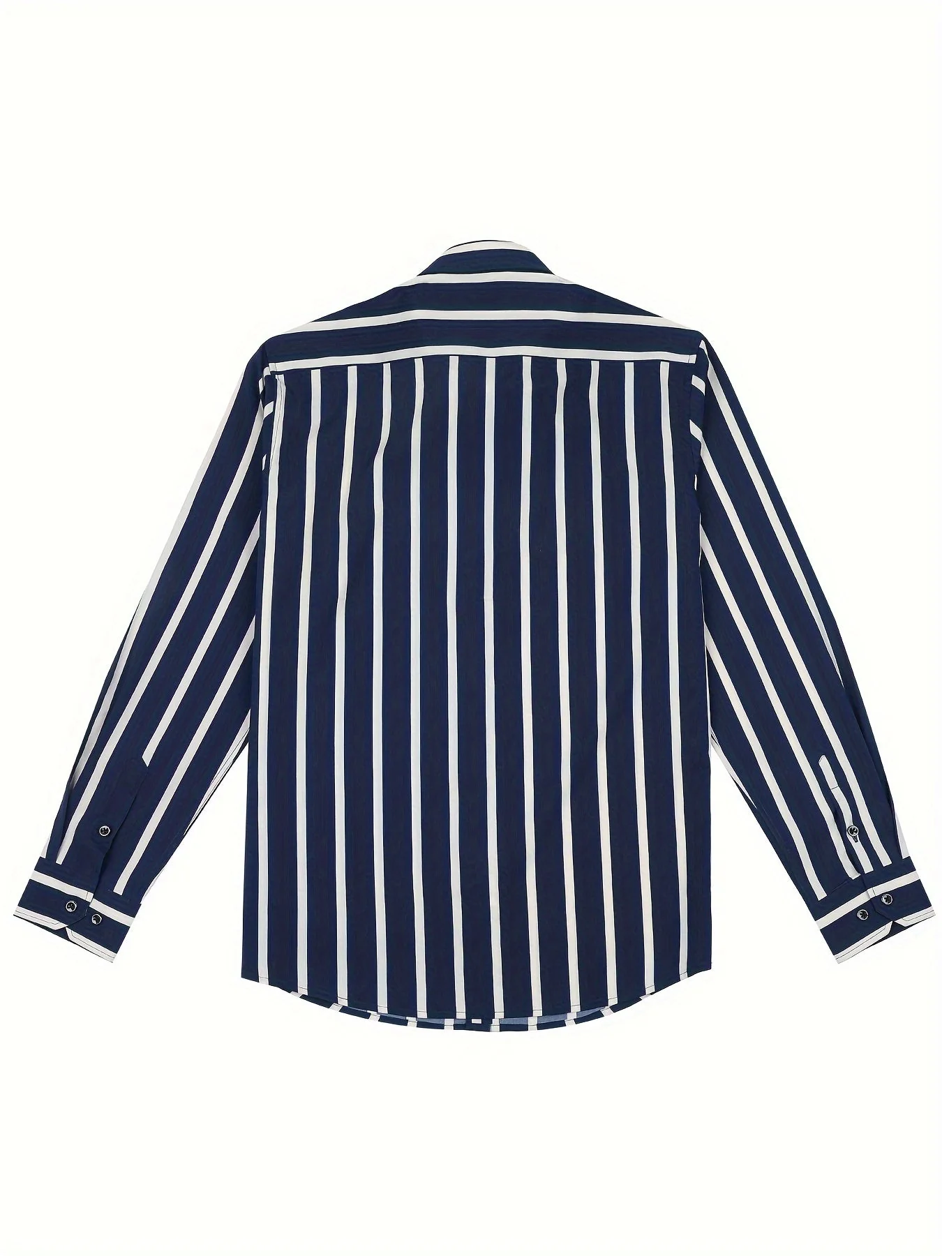 Chemise à rayures style décontracté pour homme – Idéale pour sorties et occasions décontractées - Image 10