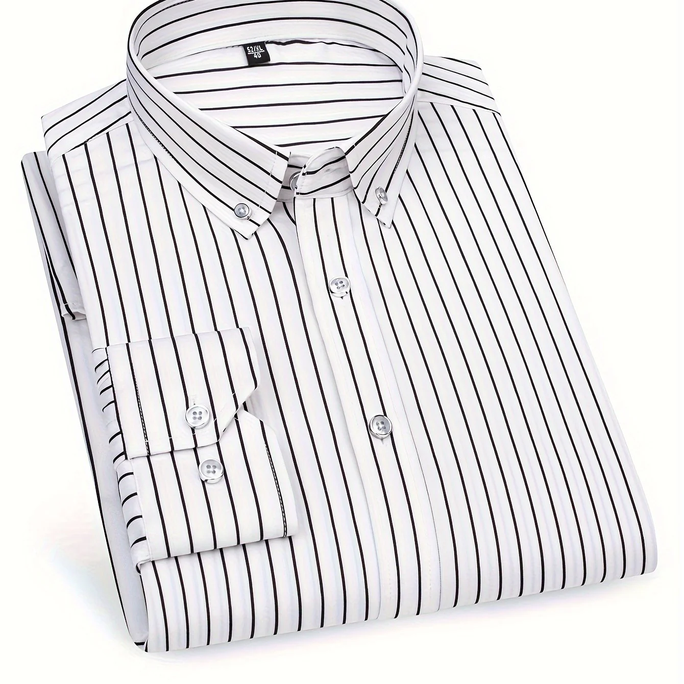 Chemise à rayures style décontracté pour homme – Idéale pour sorties et occasions décontractées - Image 12