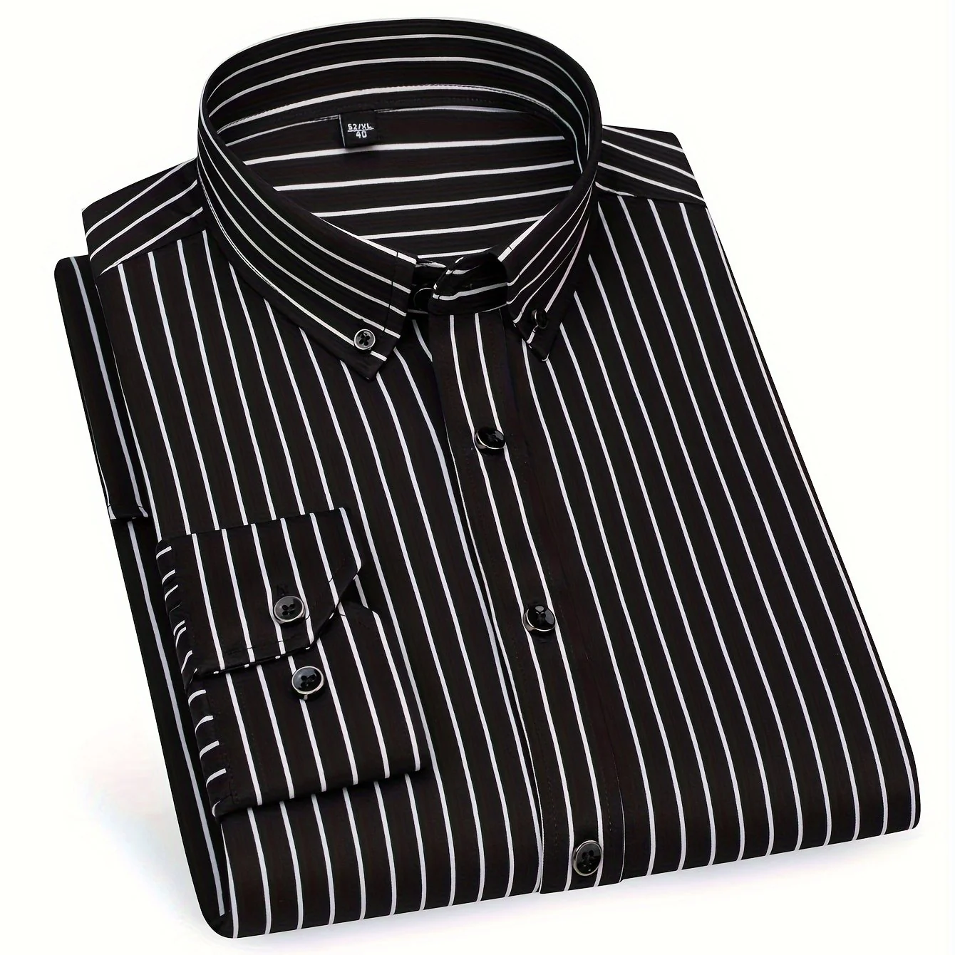 Chemise à rayures style décontracté pour homme – Idéale pour sorties et occasions décontractées - Image 13