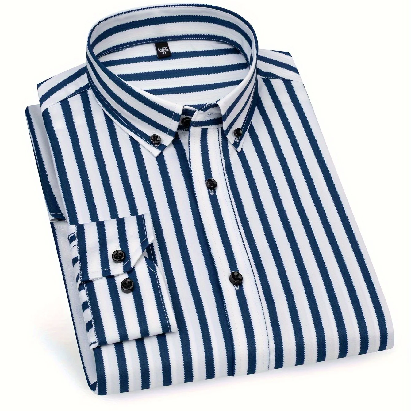 Chemise à rayures style décontracté pour homme – Idéale pour sorties et occasions décontractées - Image 16