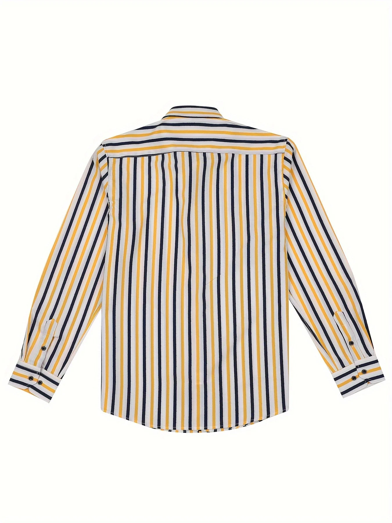Chemise à rayures style décontracté pour homme – Idéale pour sorties et occasions décontractées - Image 6