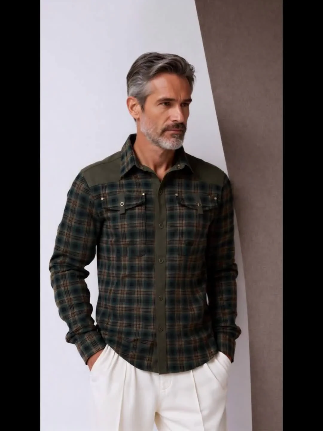 Chemise Surchemise Décontractée Homme à Carreaux Style Outdoor - Image 7