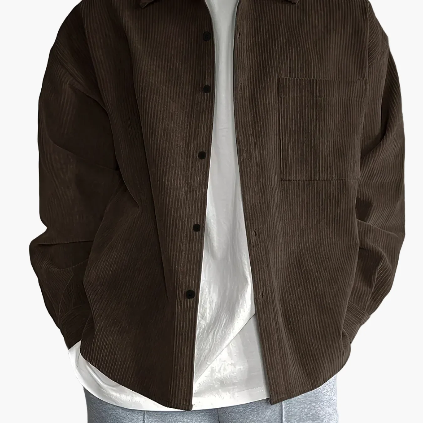 Chemise Surchemise Homme Style Décontracté pour Usage Quotidien - Image 12