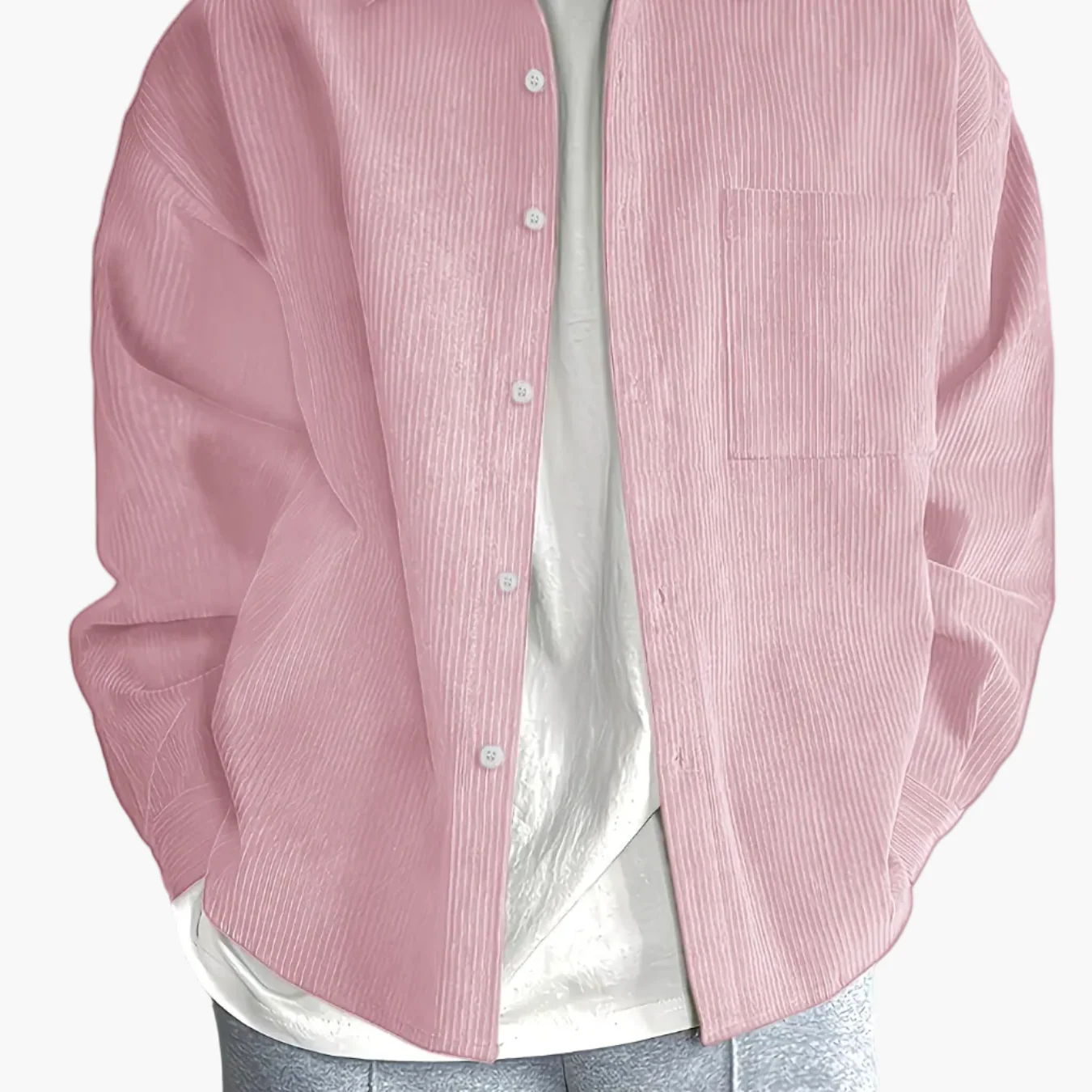 Chemise Surchemise Homme Style Décontracté pour Usage Quotidien - Image 15
