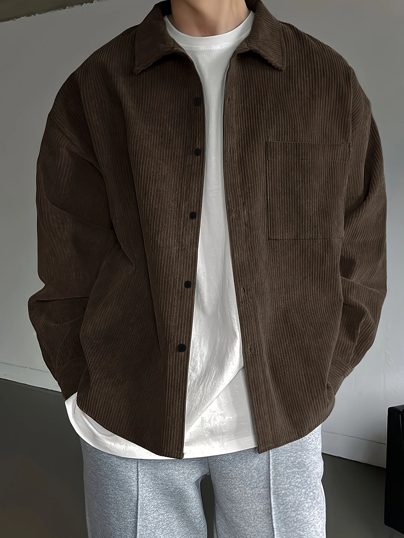 Chemise Surchemise Homme Style Décontracté pour Usage Quotidien - Image 3