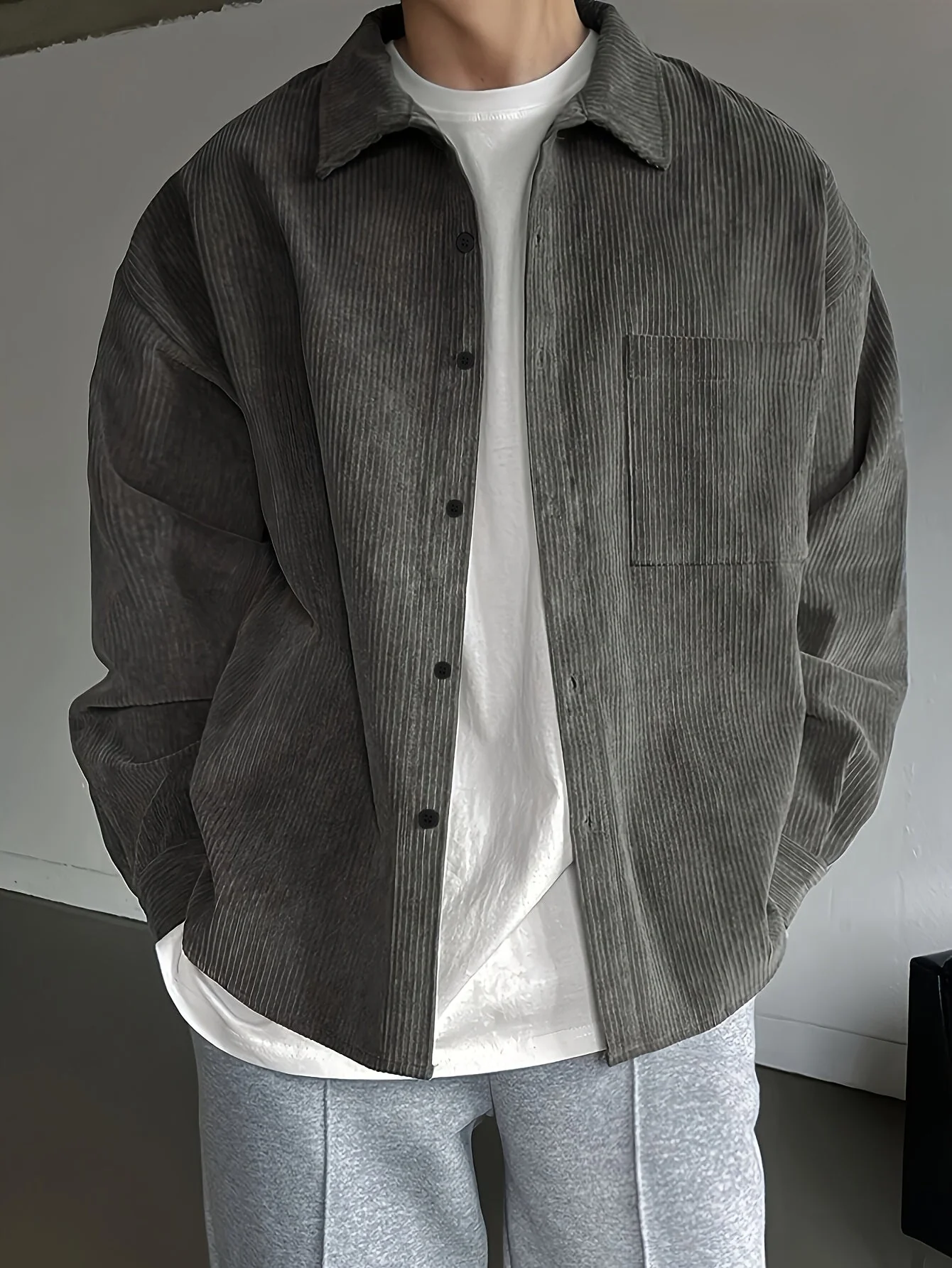 Chemise Surchemise Homme Style Décontracté pour Usage Quotidien - Image 4